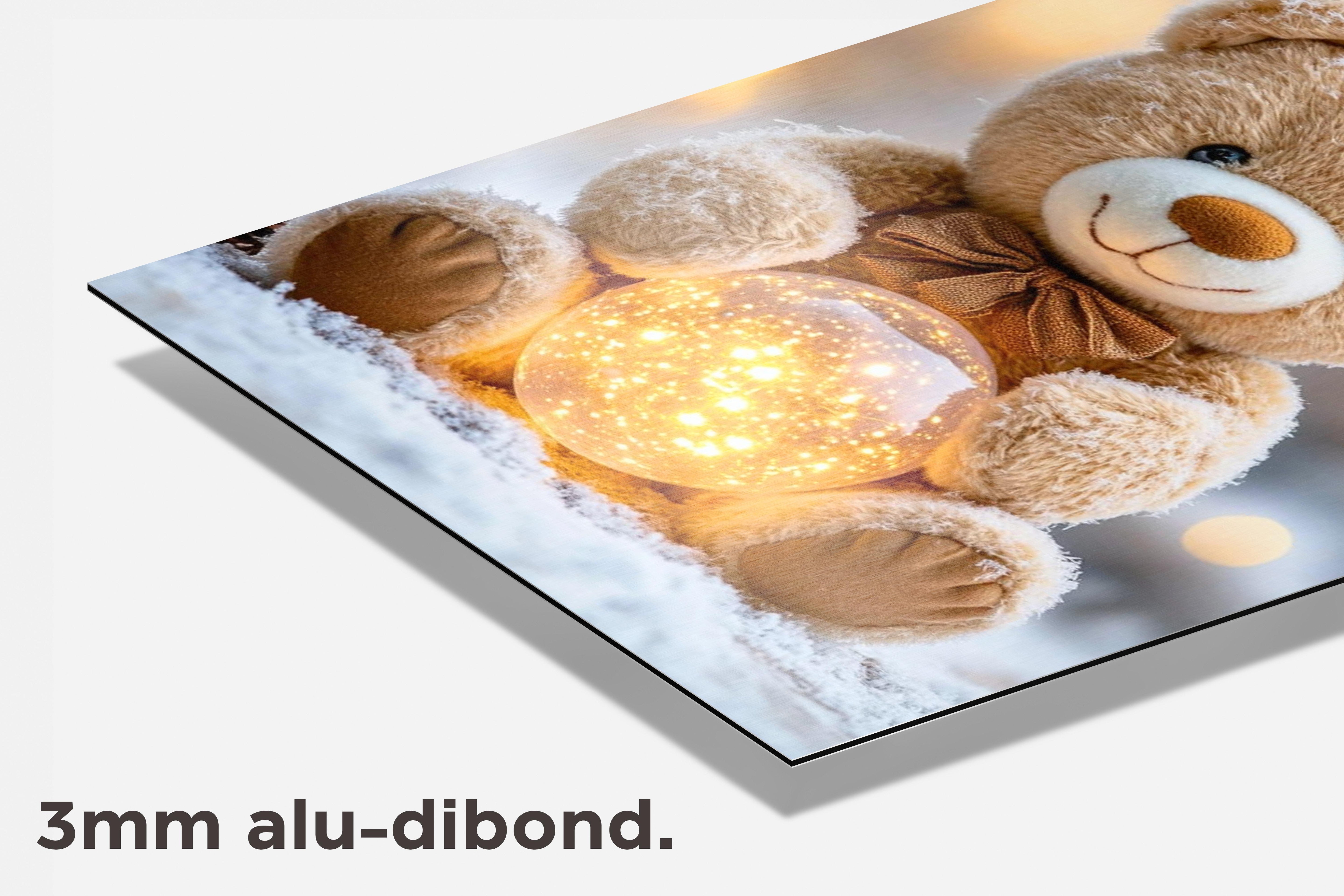 Teddybeer dibond detail