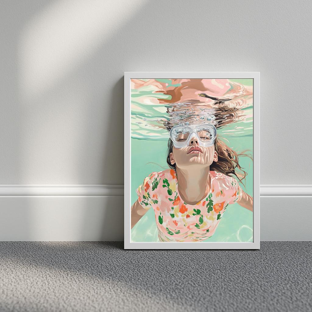 Girl Swimming poster sfeerbeeld 3