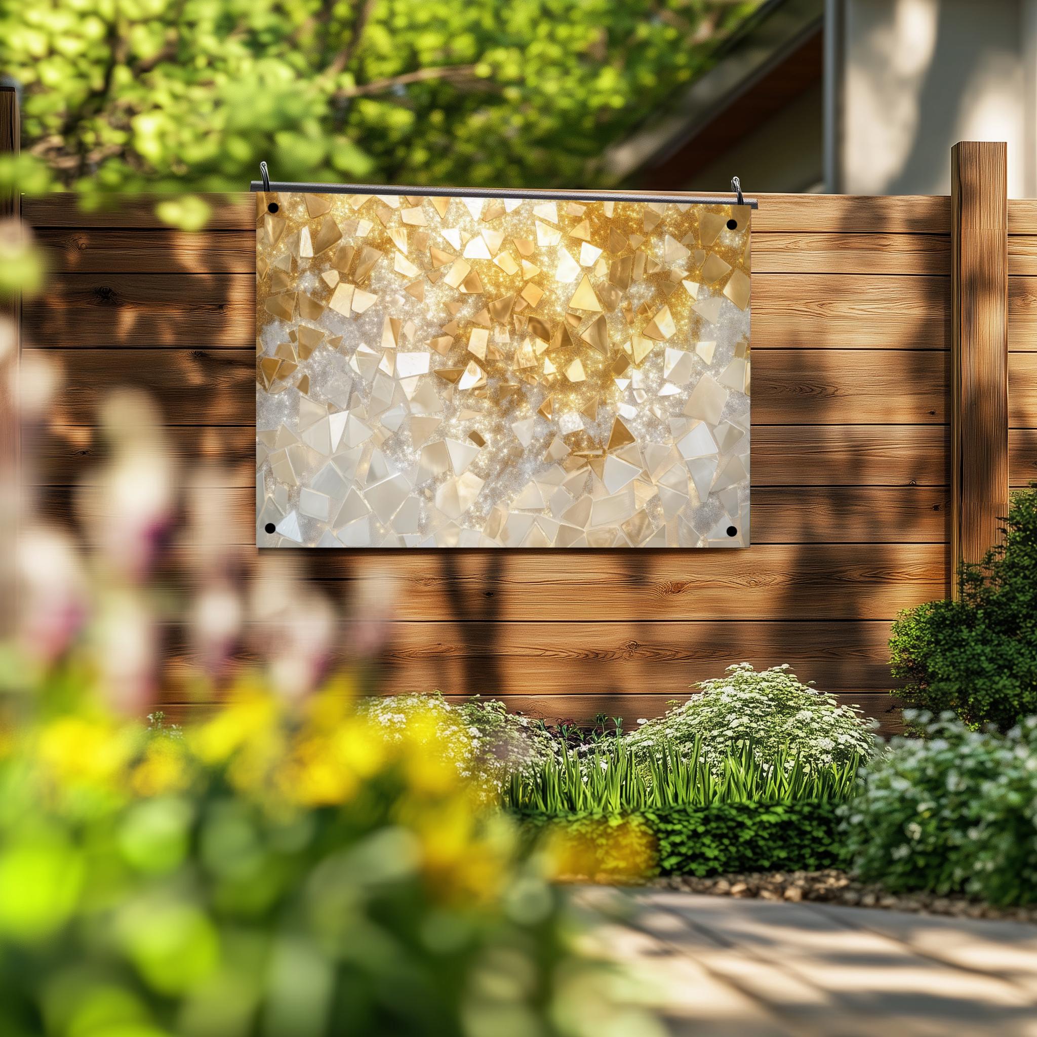 Tuinposter Mozaiek sfeerbeeld 2