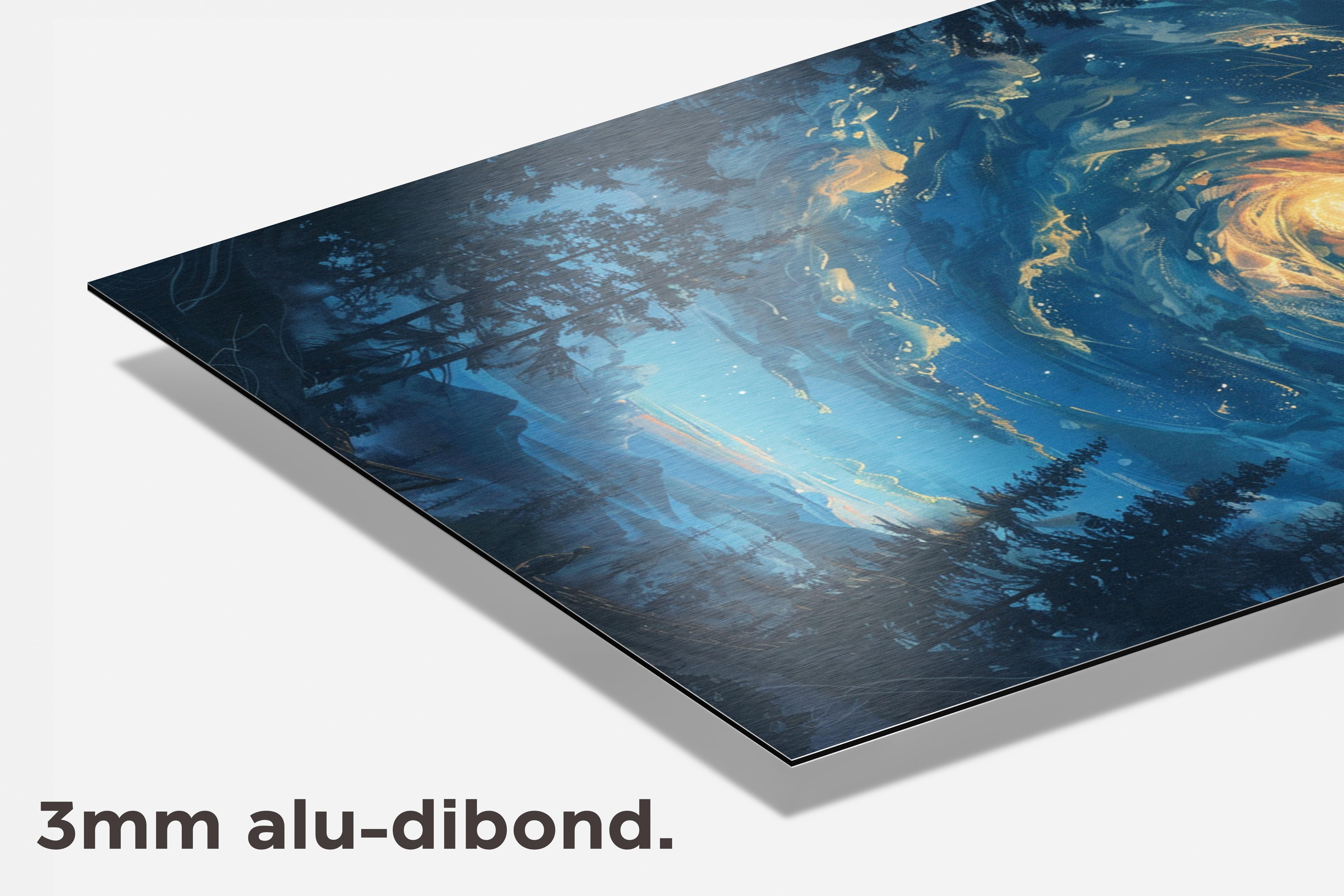 De Sterrennacht dibond detail