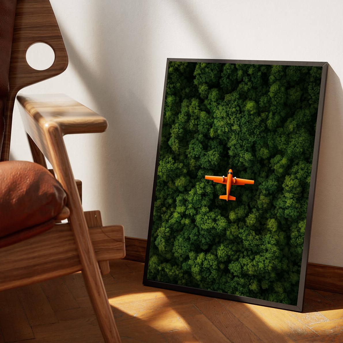 Airplane Forest poster van 25 Artstreet