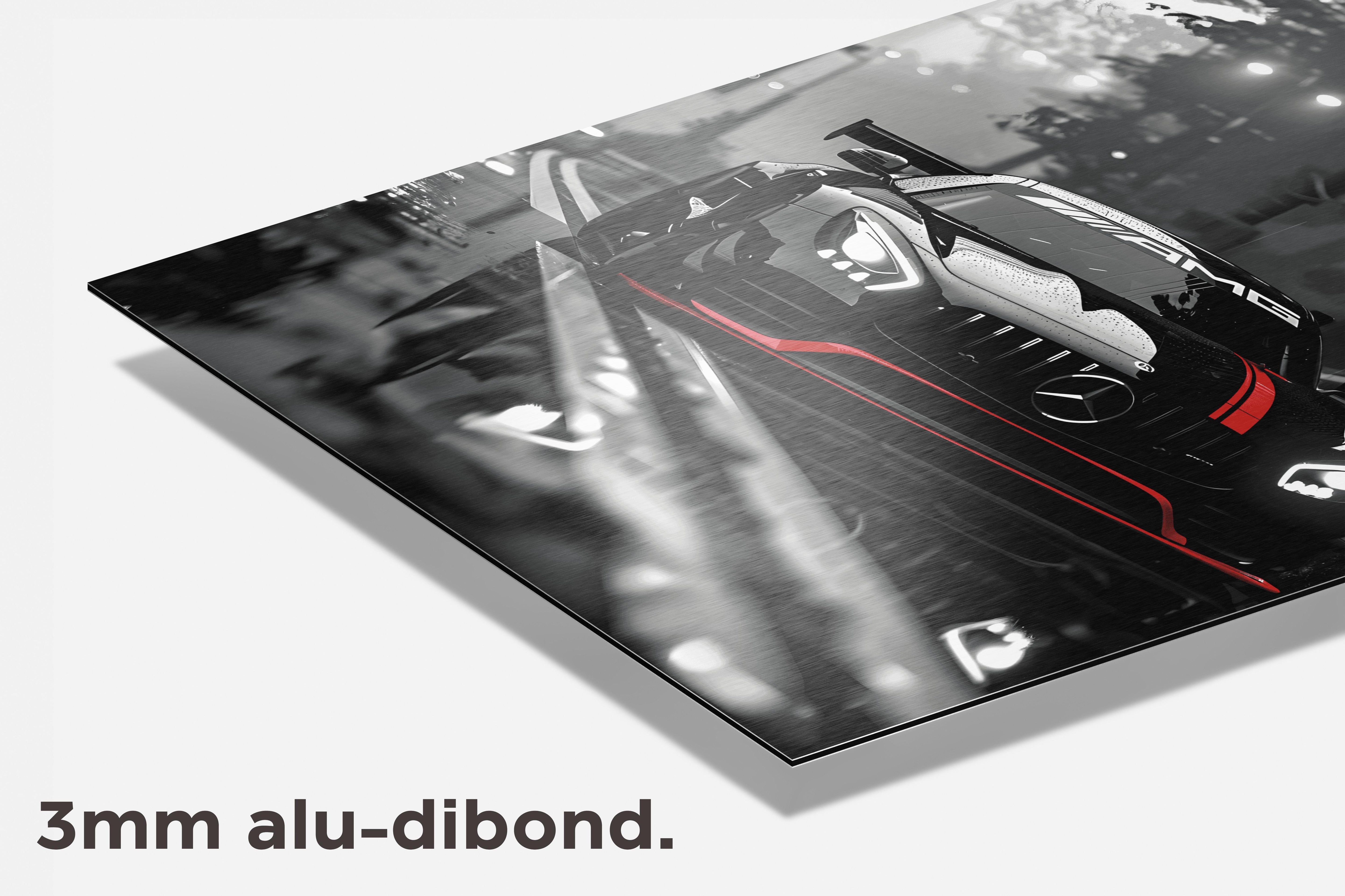 Mercedes dibond detail