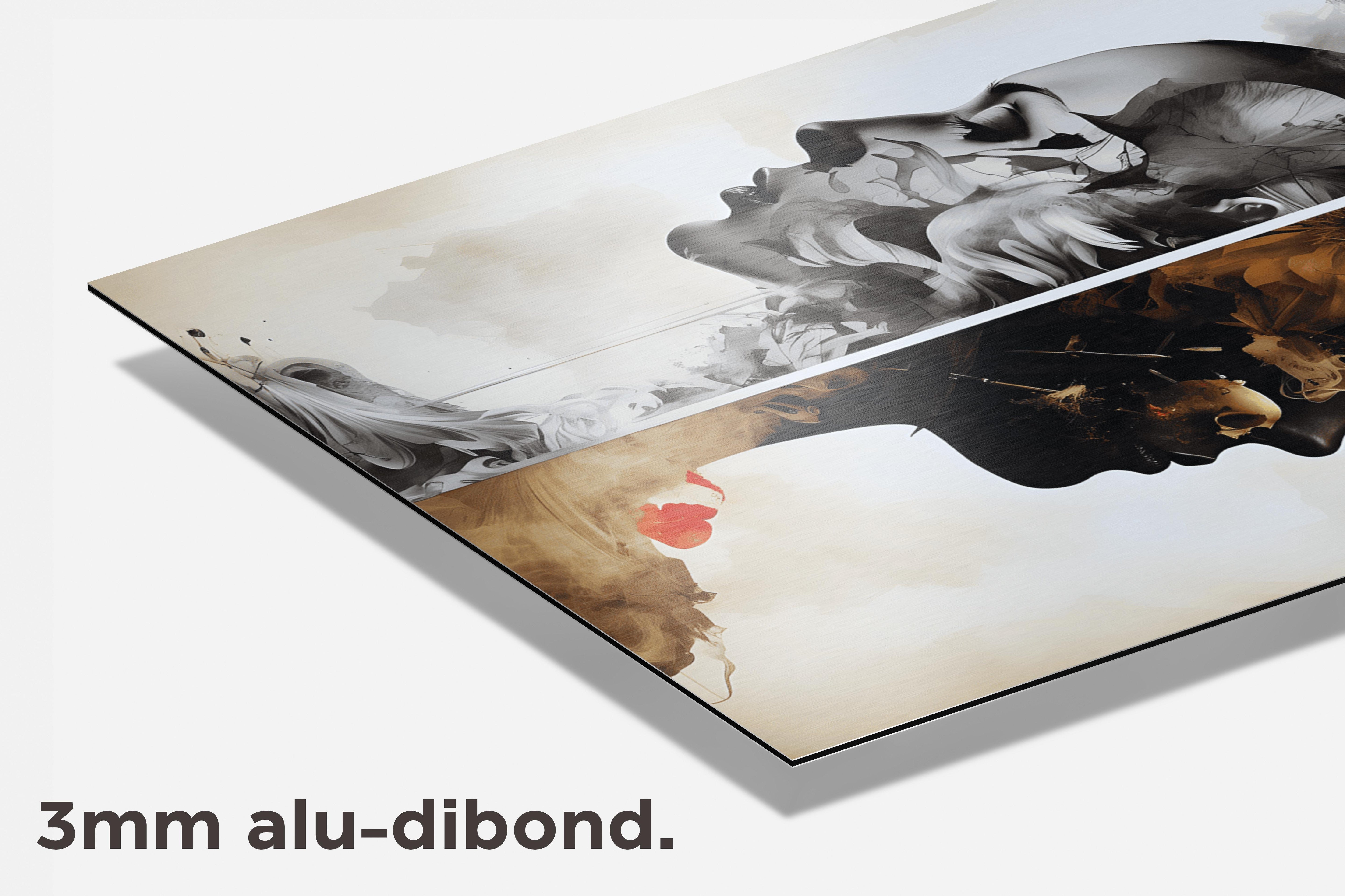 Gespleten Gedachten dibond detail
