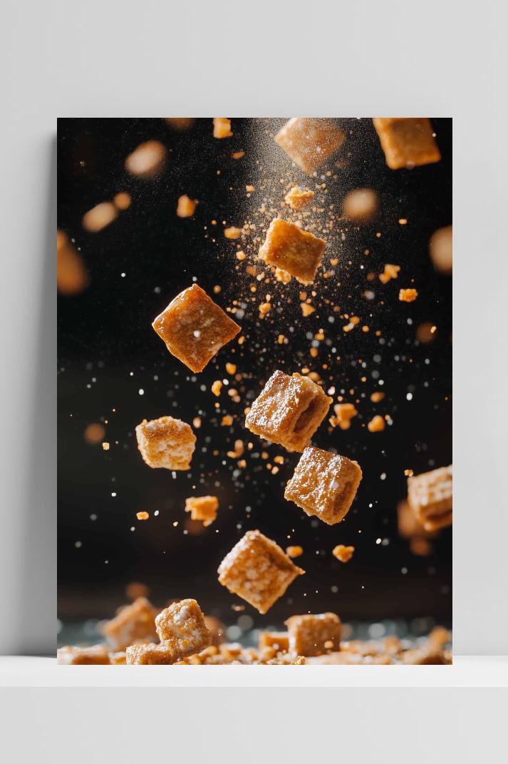 Cinna Crunchies op 3mm aluminium dibond