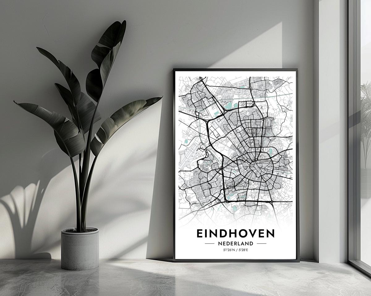Eindhoven Blauw poster van 25 Artstreet