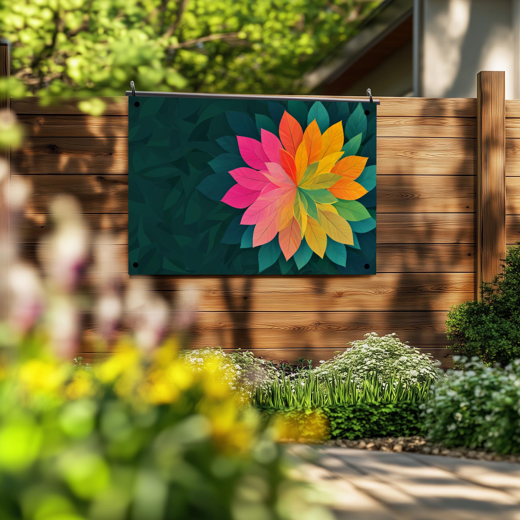 Tuinposter Bladeren sfeerbeeld 2