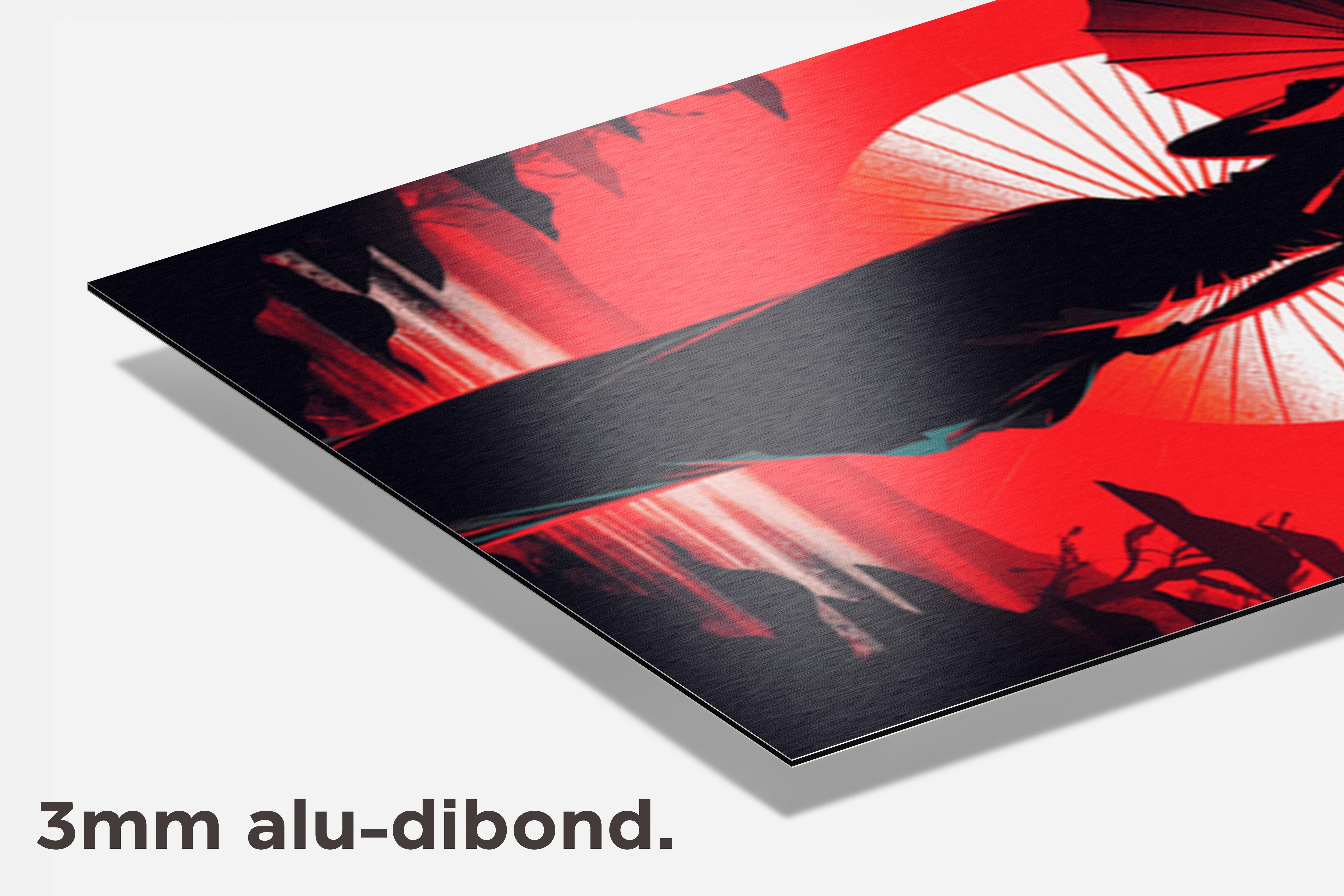 Kimono Abstract dibond detail