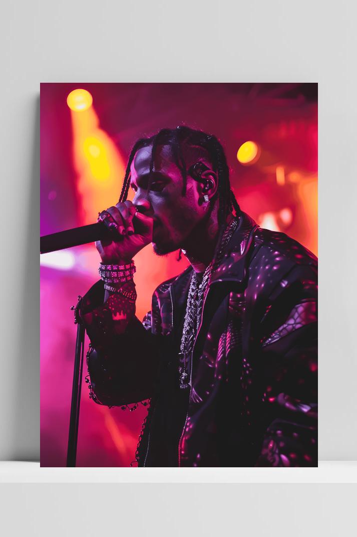 Burnaboy op 3mm aluminium dibond