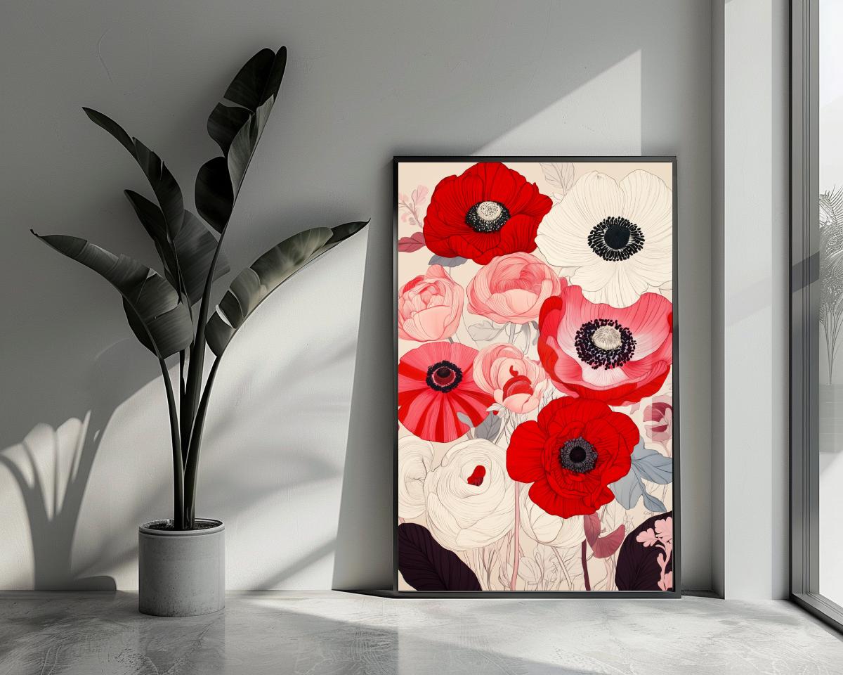Flowers Art poster van 25 Artstreet