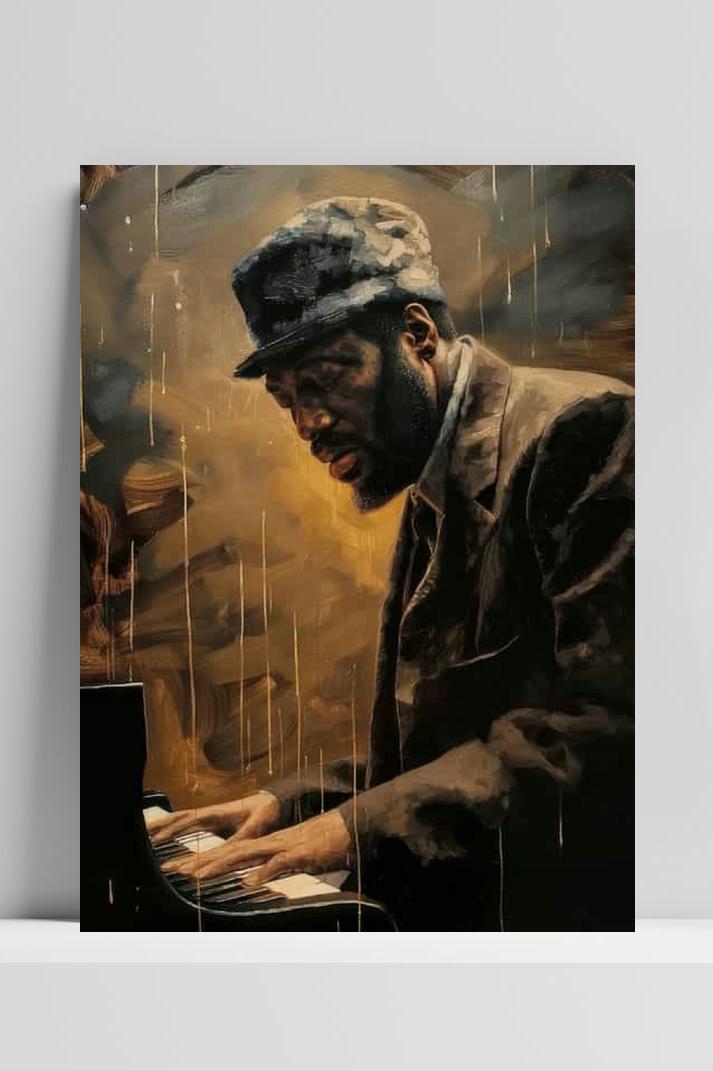 Marvin Gaye op 3mm aluminium dibond