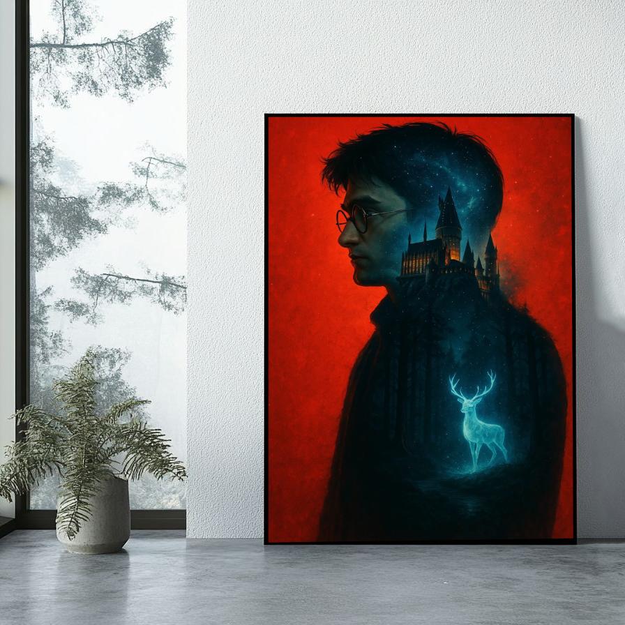 Harry Potter Hogwarts Stag poster sfeerbeeld 1