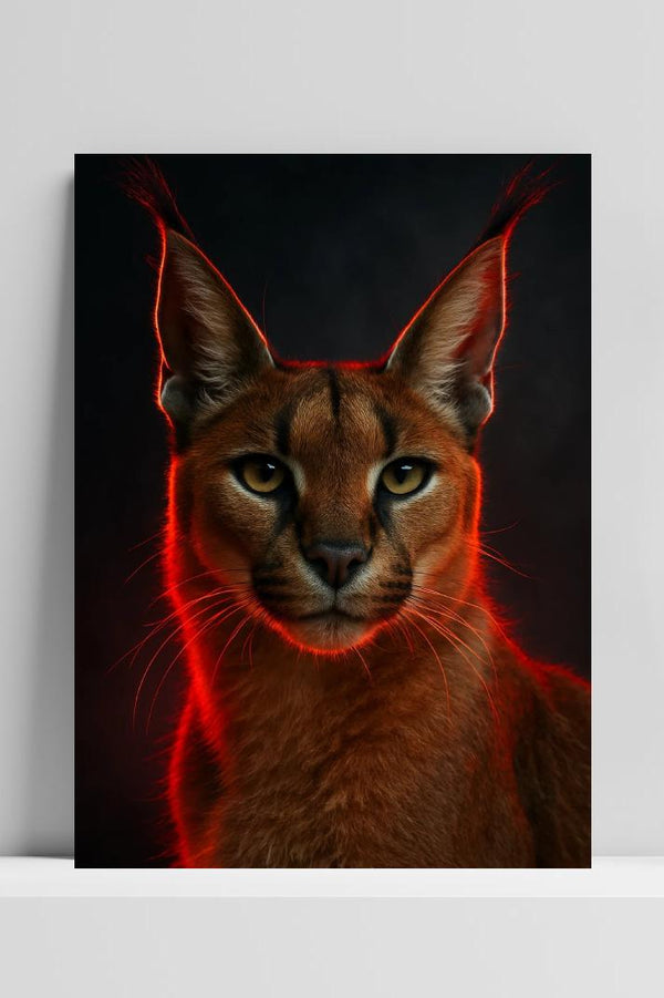 Caracal Wild Cat poster