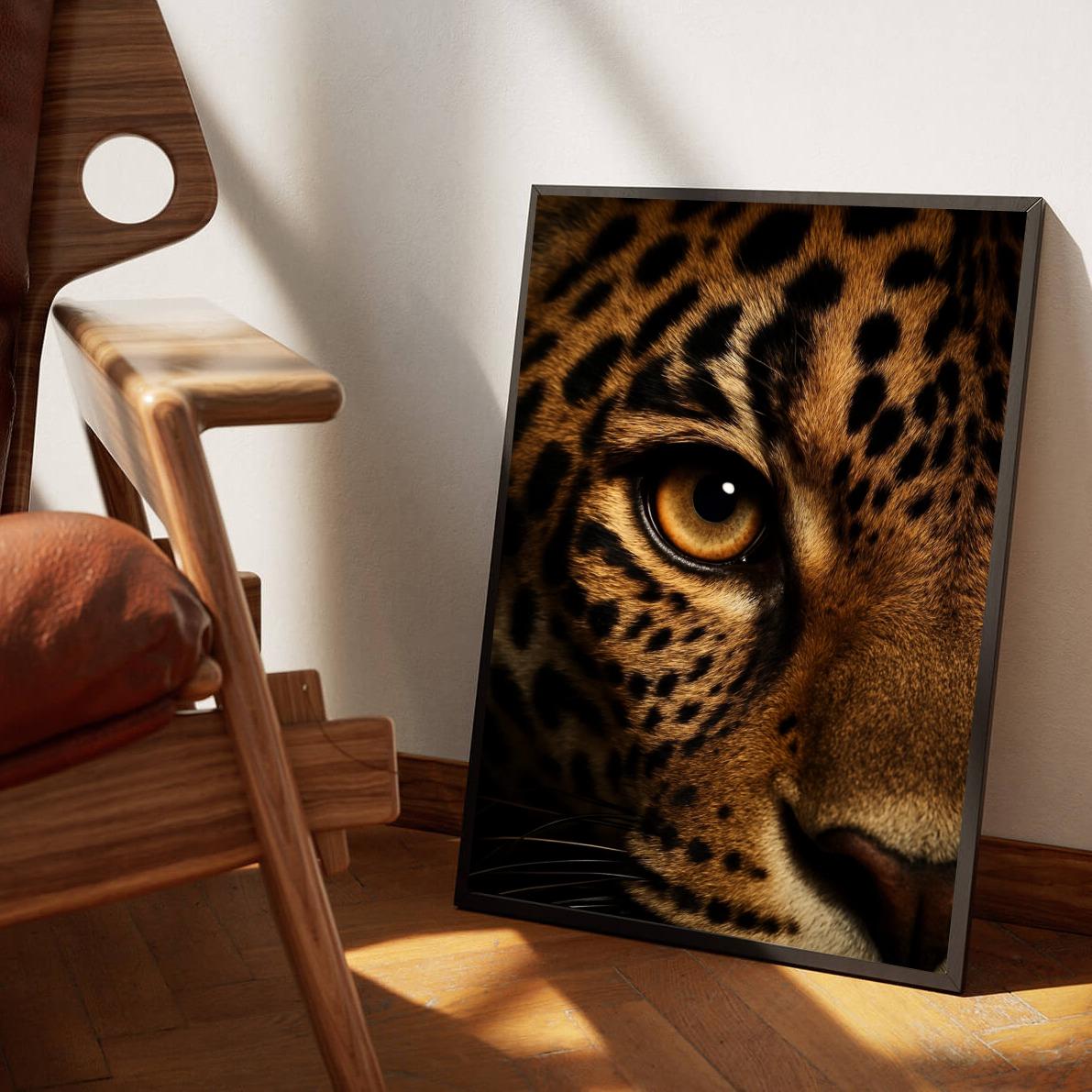 Leopard Close-up poster sfeerbeeld 3