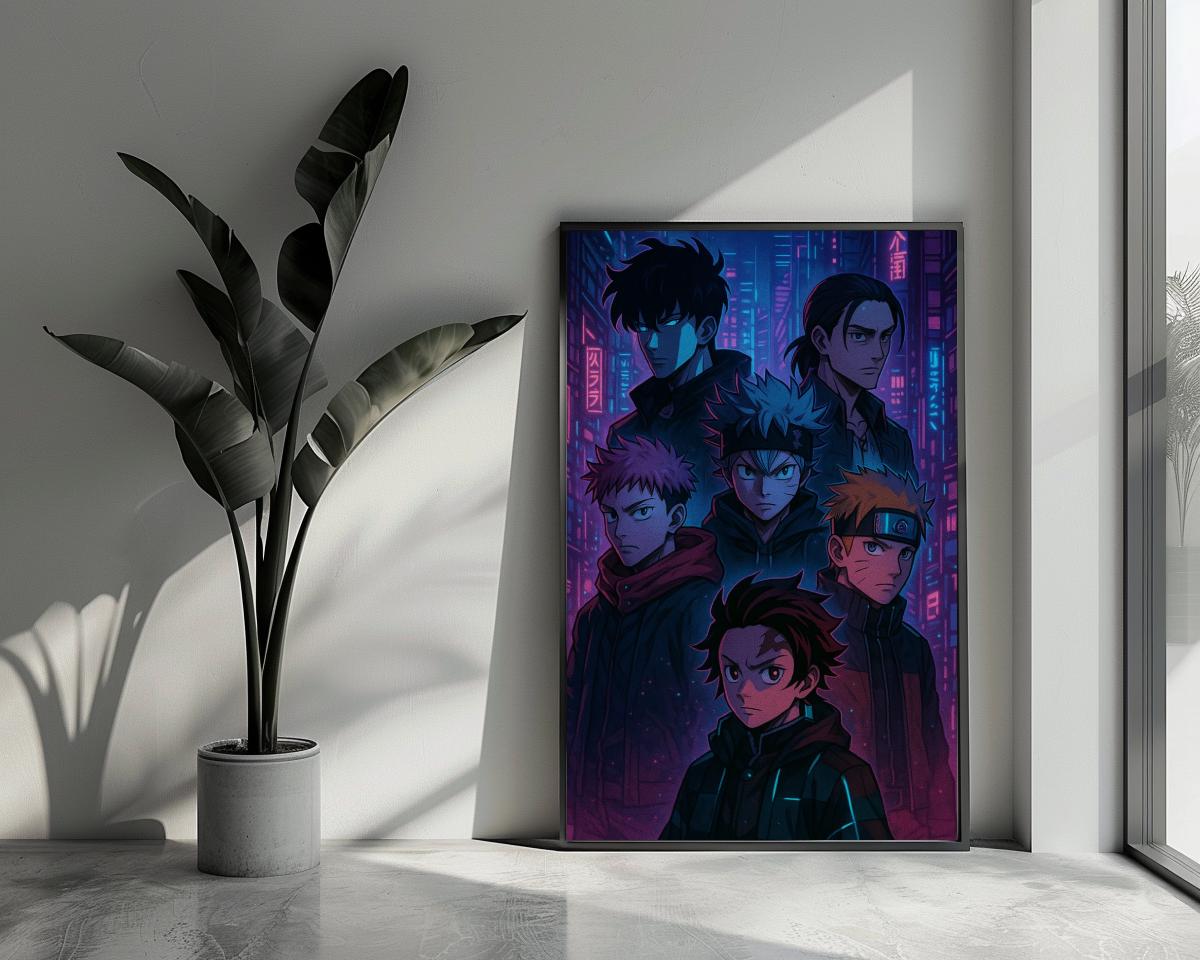 Anime Heroes poster van 25 Artstreet