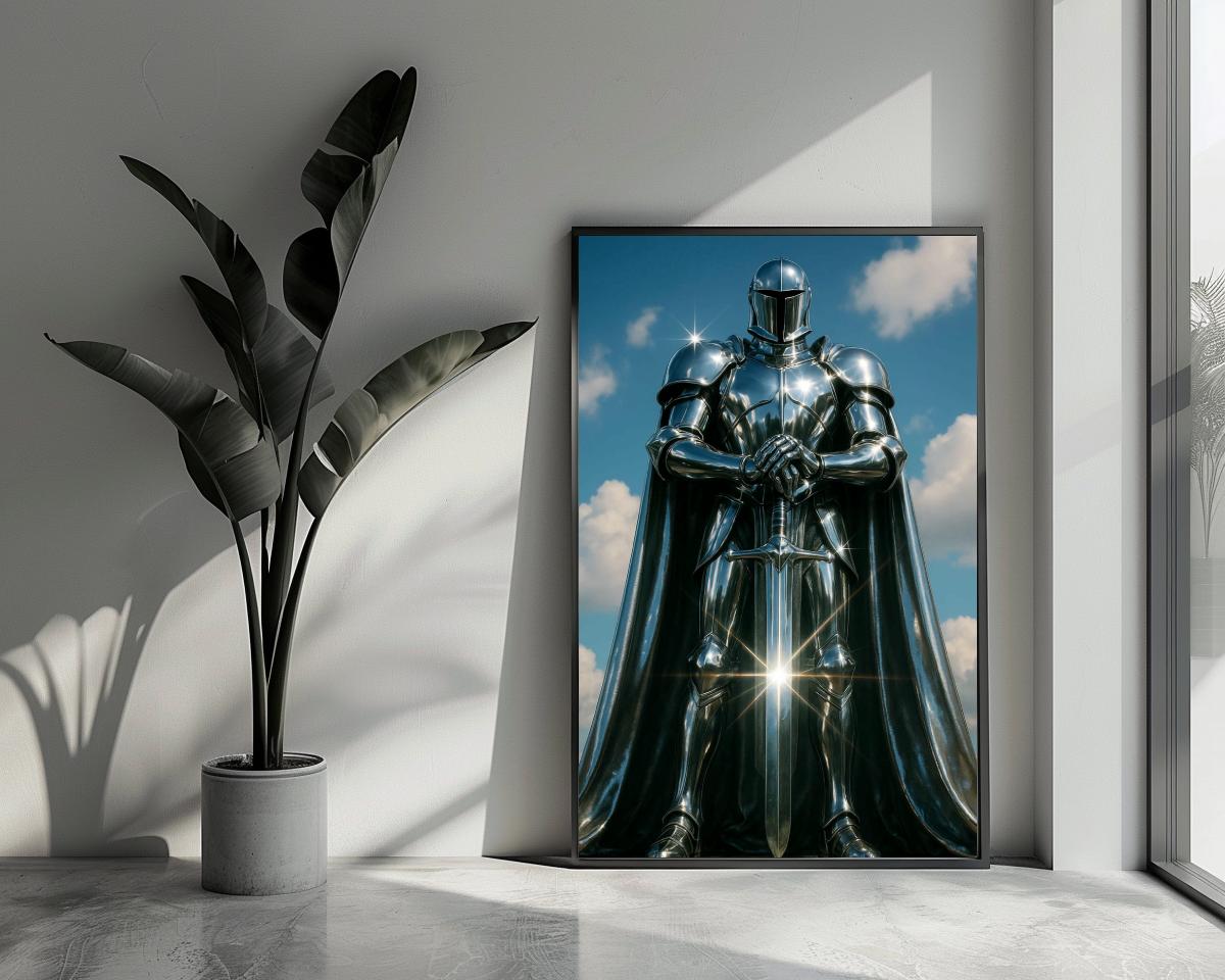 Knight Silver Armor poster van 25 Artstreet
