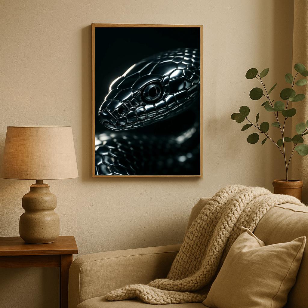 Snake B&W poster sfeerbeeld 2