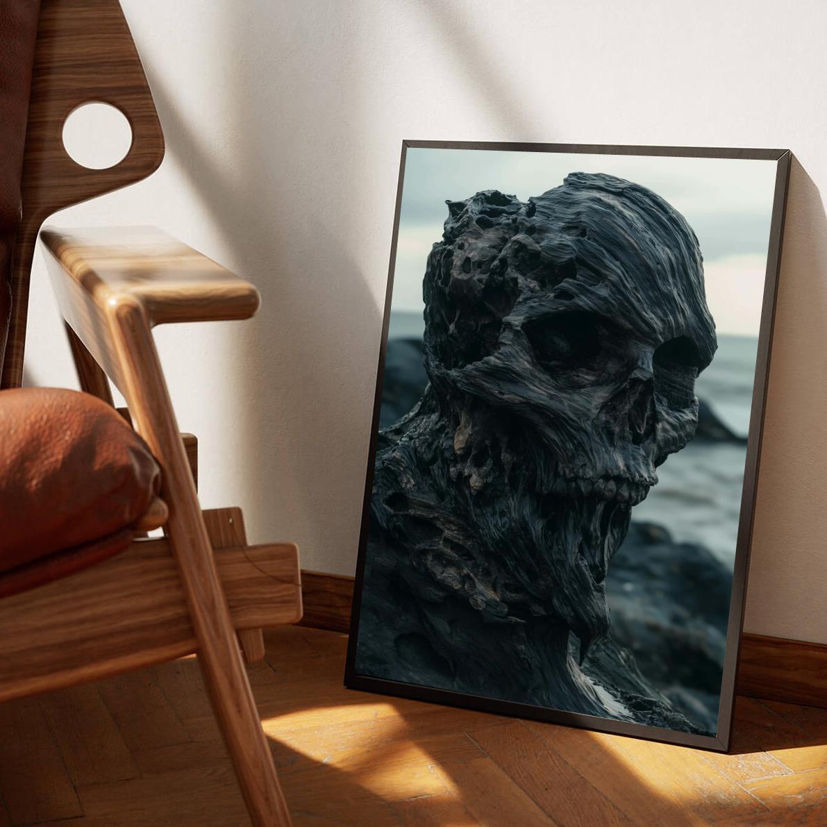 Skull Wood poster van 25 Artstreet