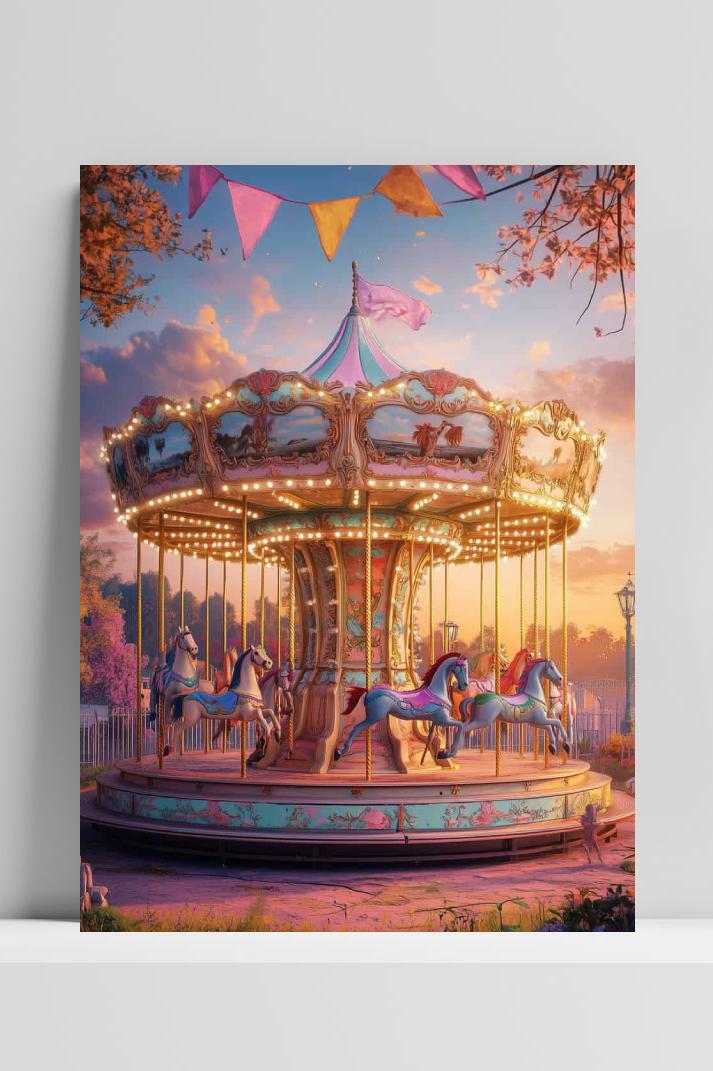 Draaimolen op 3mm aluminium dibond