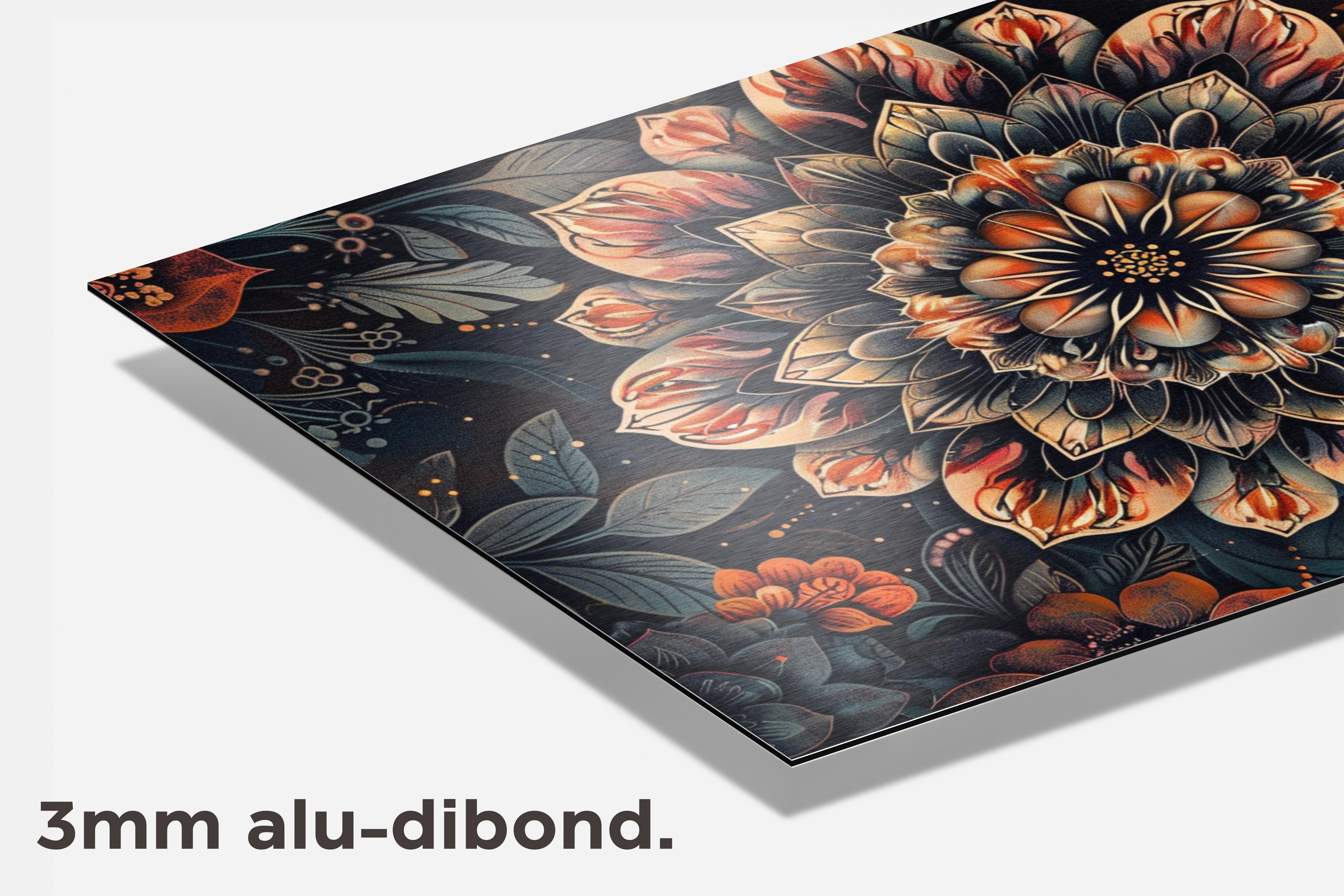 Bloem Mandala dibond detail