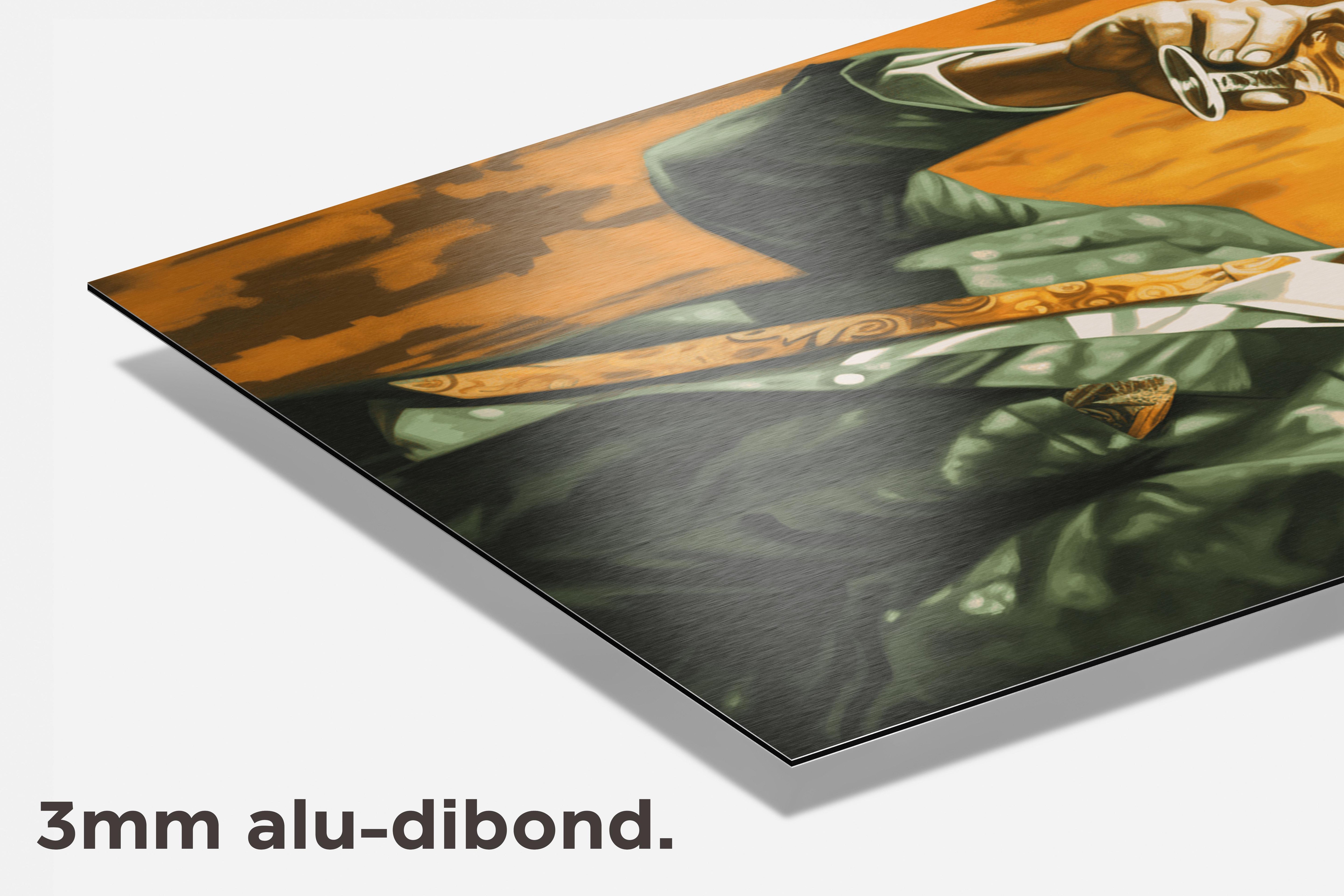 Leonardo DiCaprio Poster dibond detail