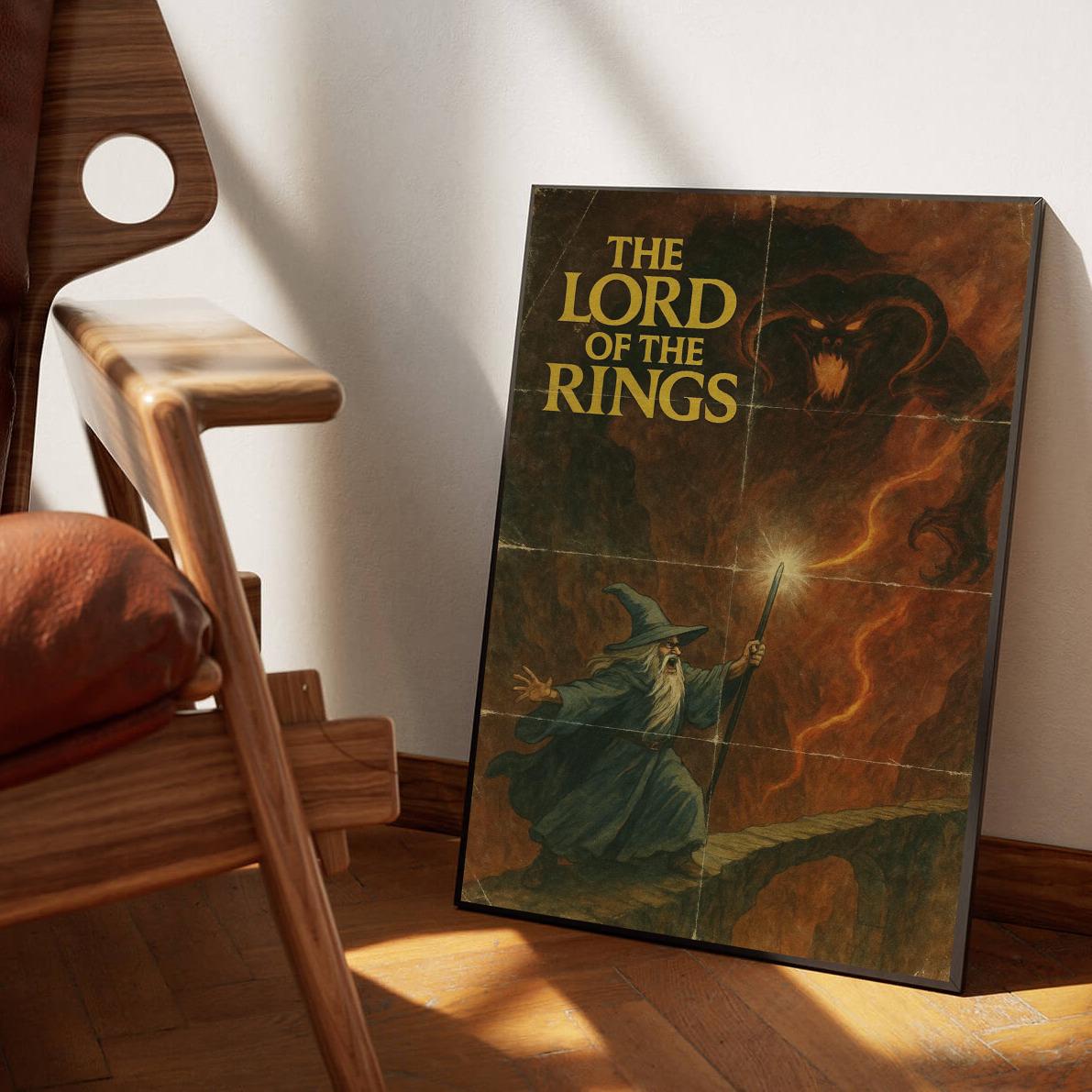 The Lord Of The Rings Art Text poster sfeerbeeld 1