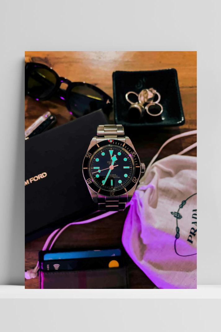 Rolex Prada op 3mm aluminium dibond