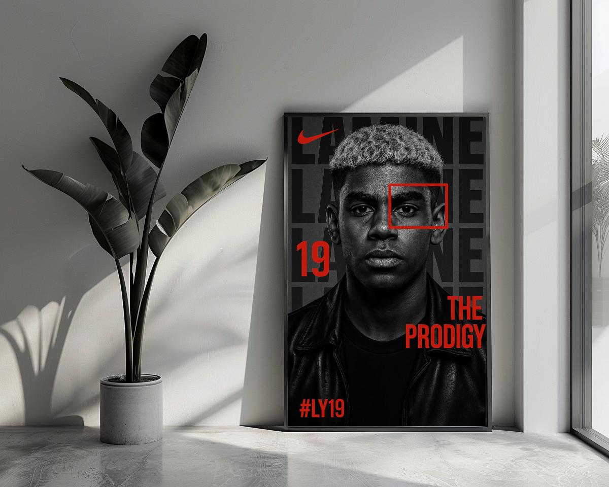 Lamine Yamal The Prodigy poster van 25 Artstreet