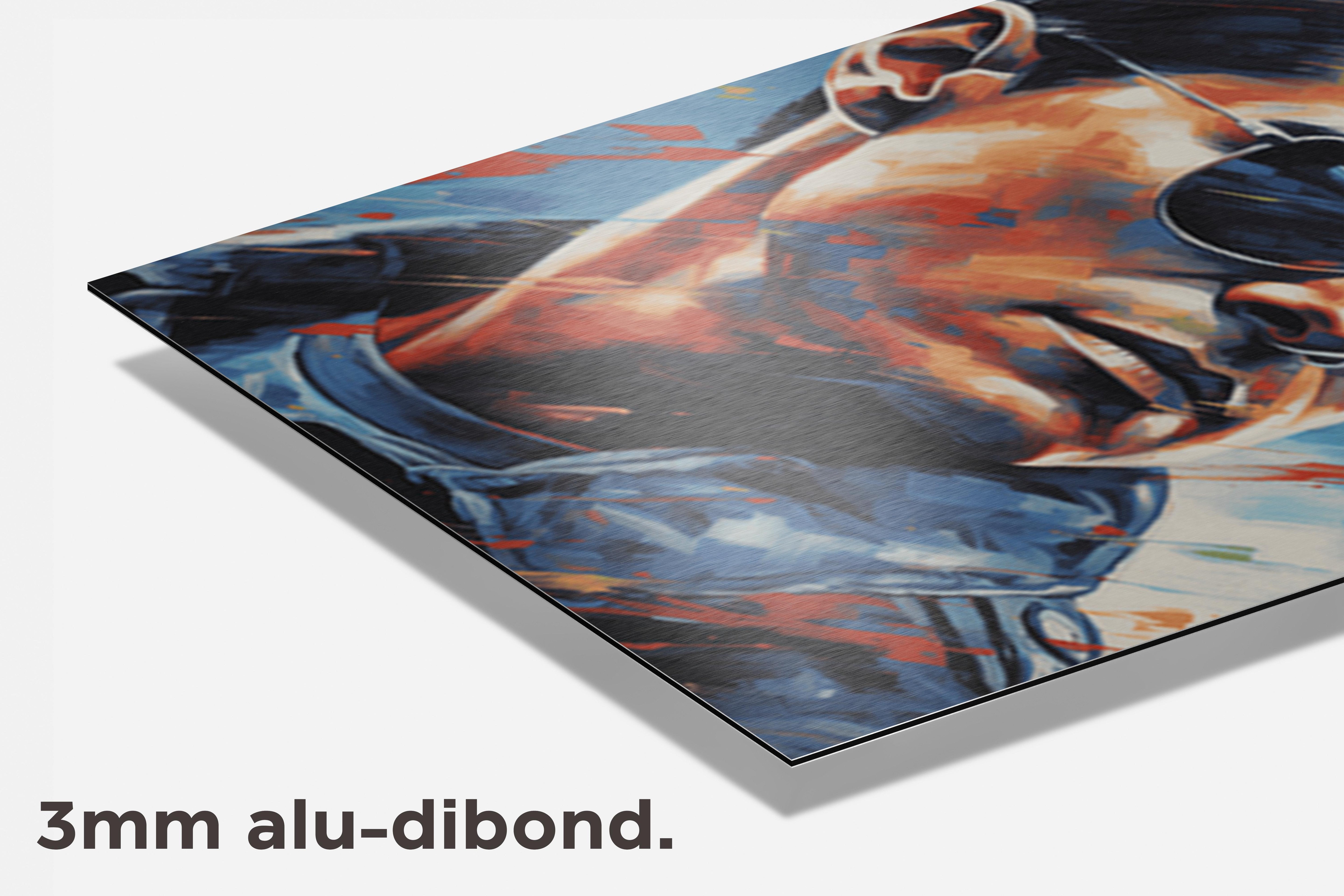 Tom Cruise Top Gun dibond detail