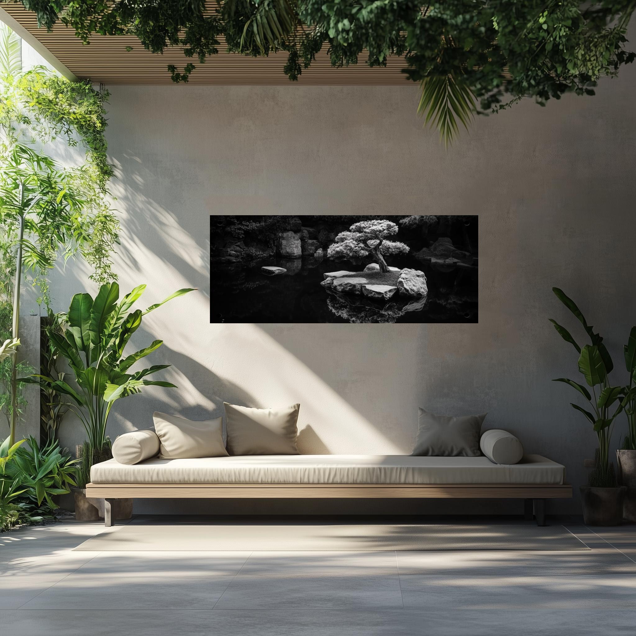 Tuinposter Zen Noir sfeerbeeld 4