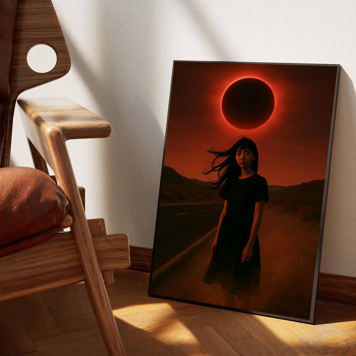 Girl Solar Eclipse poster sfeerbeeld 1