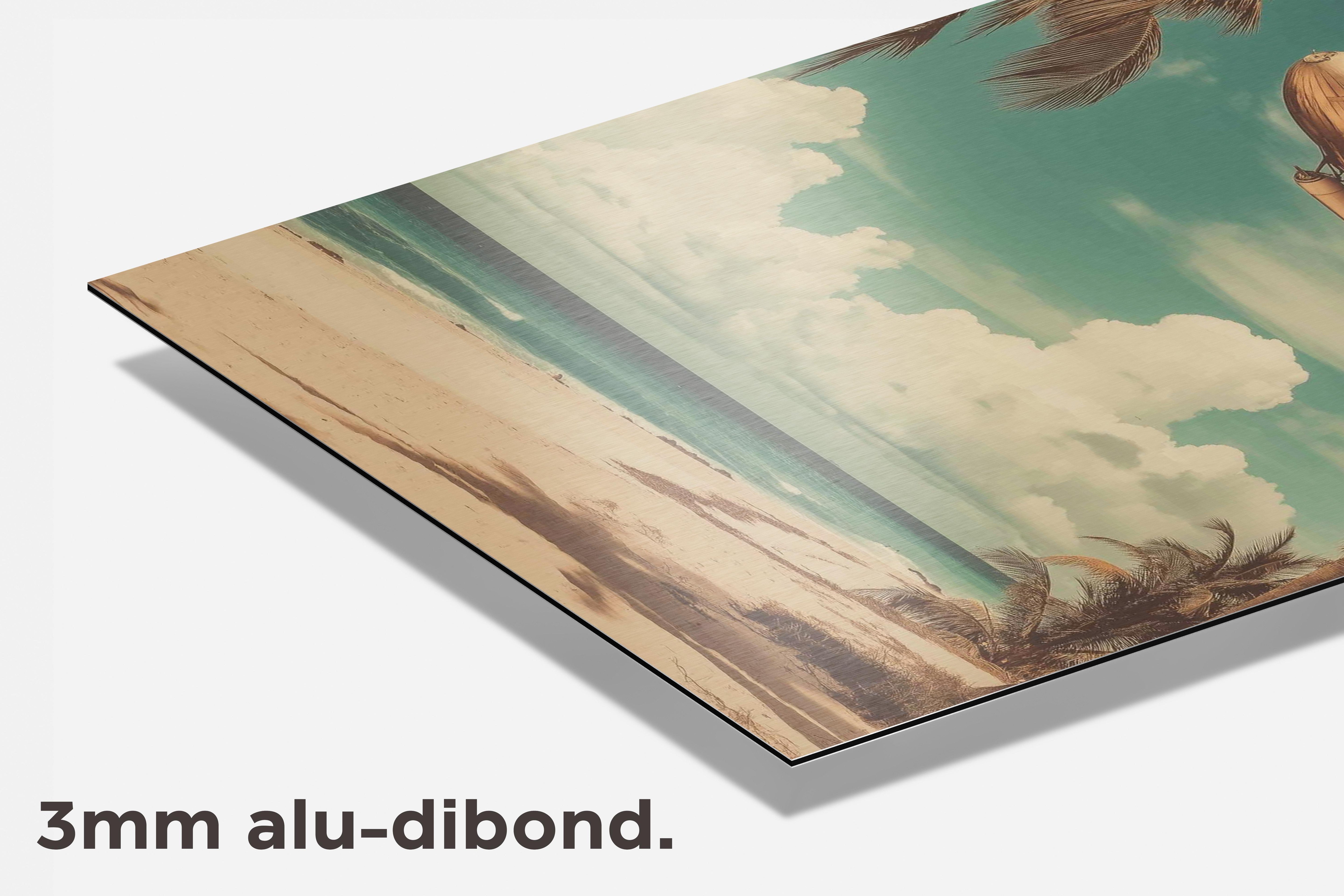 The World Is Yours dibond detail