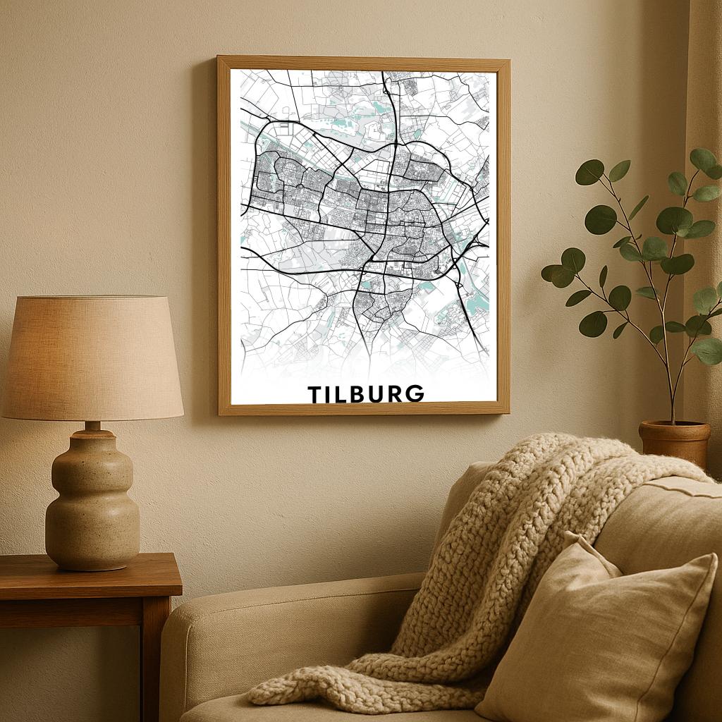 Tilburg Blauw poster sfeerbeeld 2