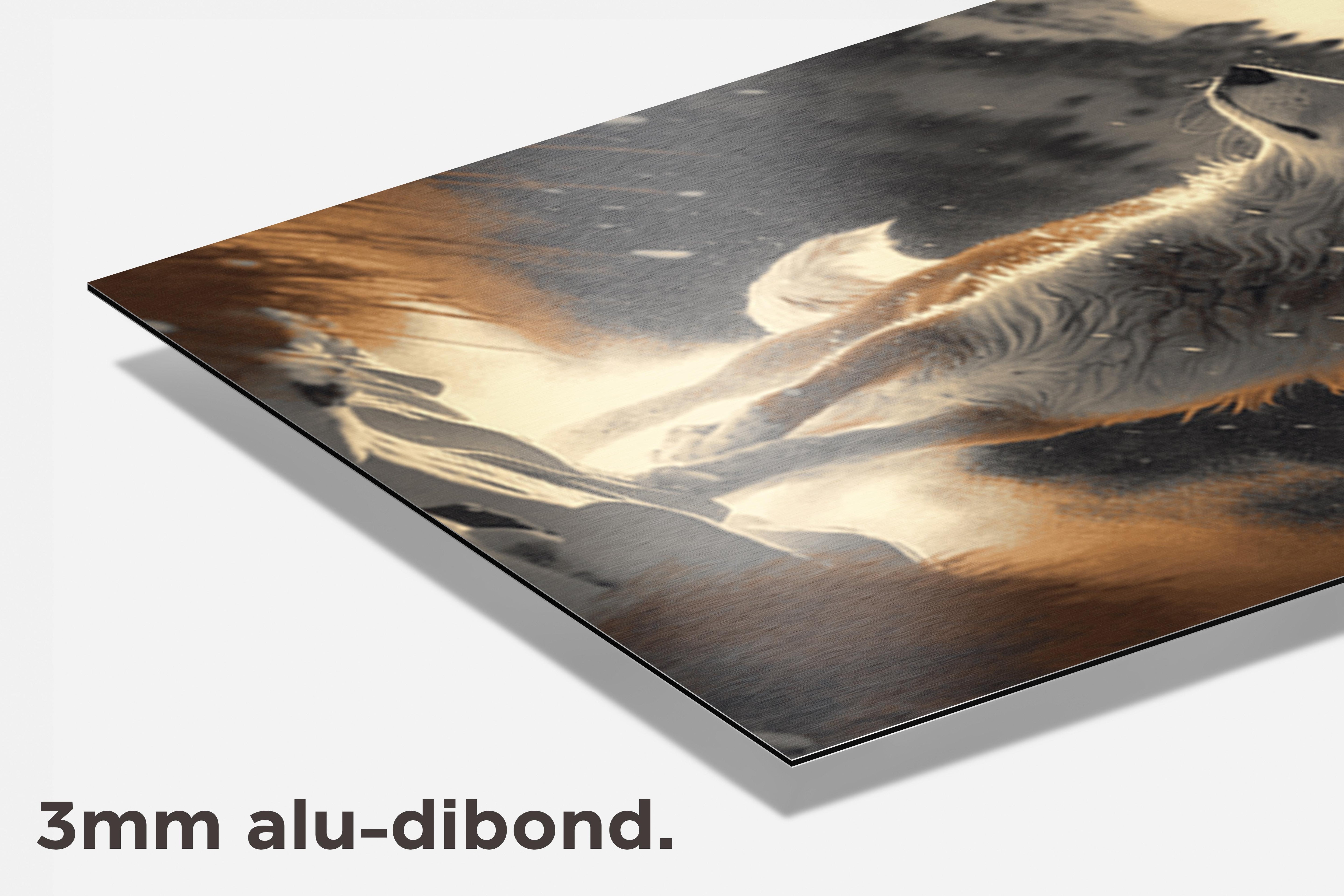 Vos Dieren dibond detail