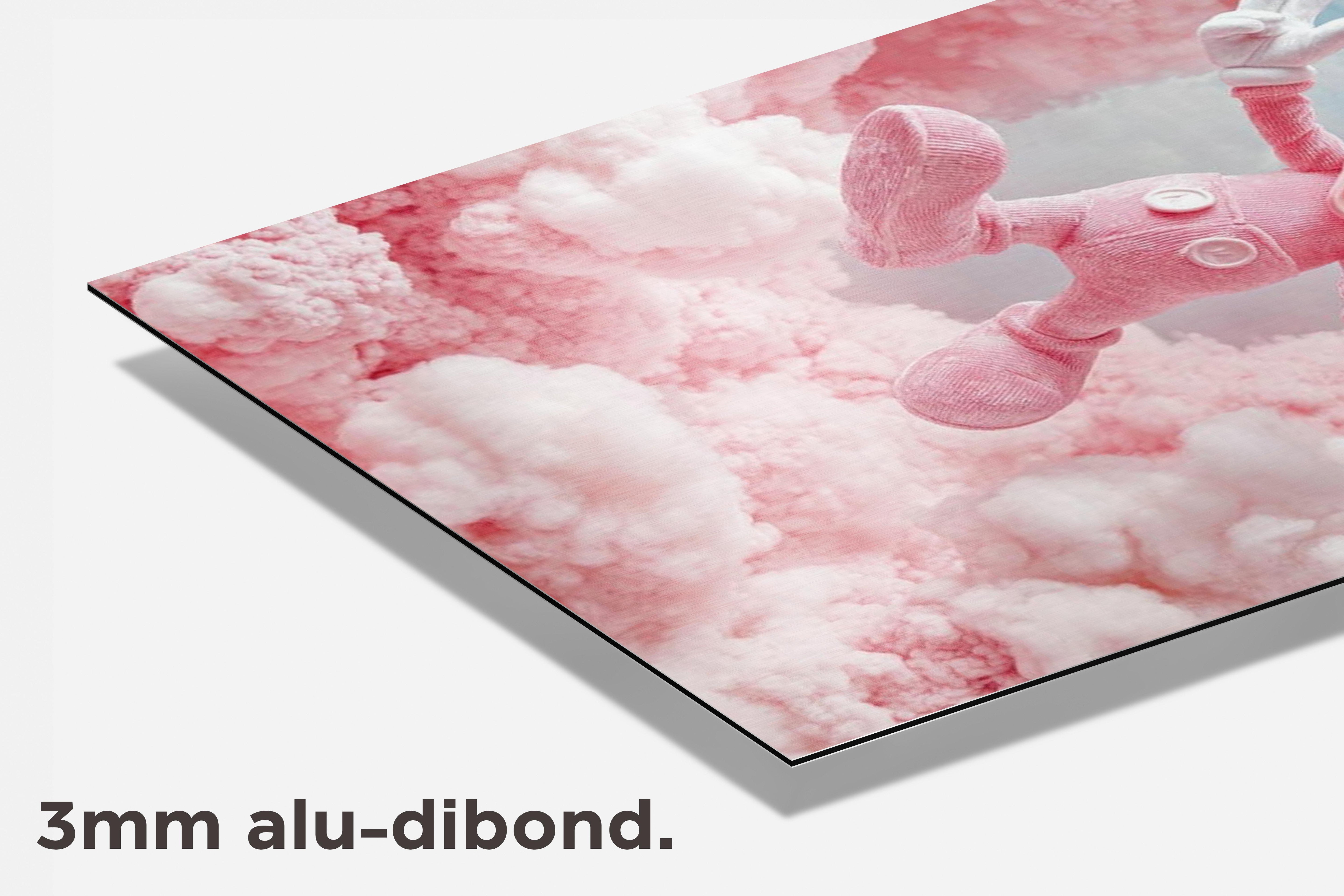 Mickey Mouse dibond detail