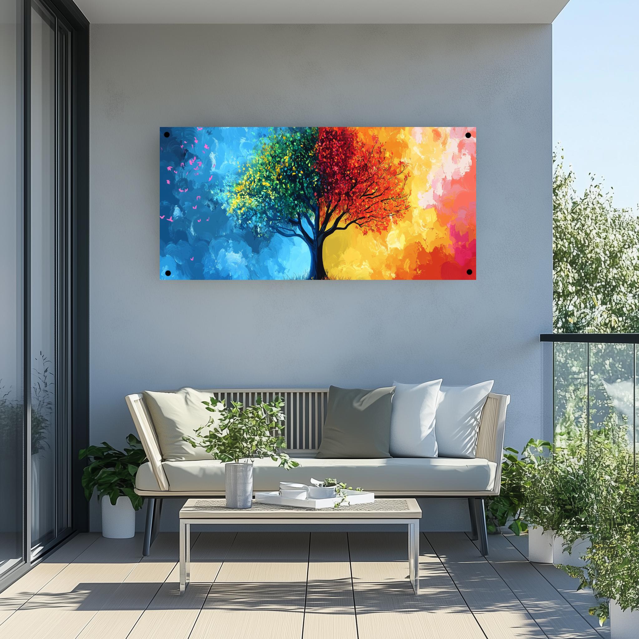 Tuinposter Boom sfeerbeeld 3