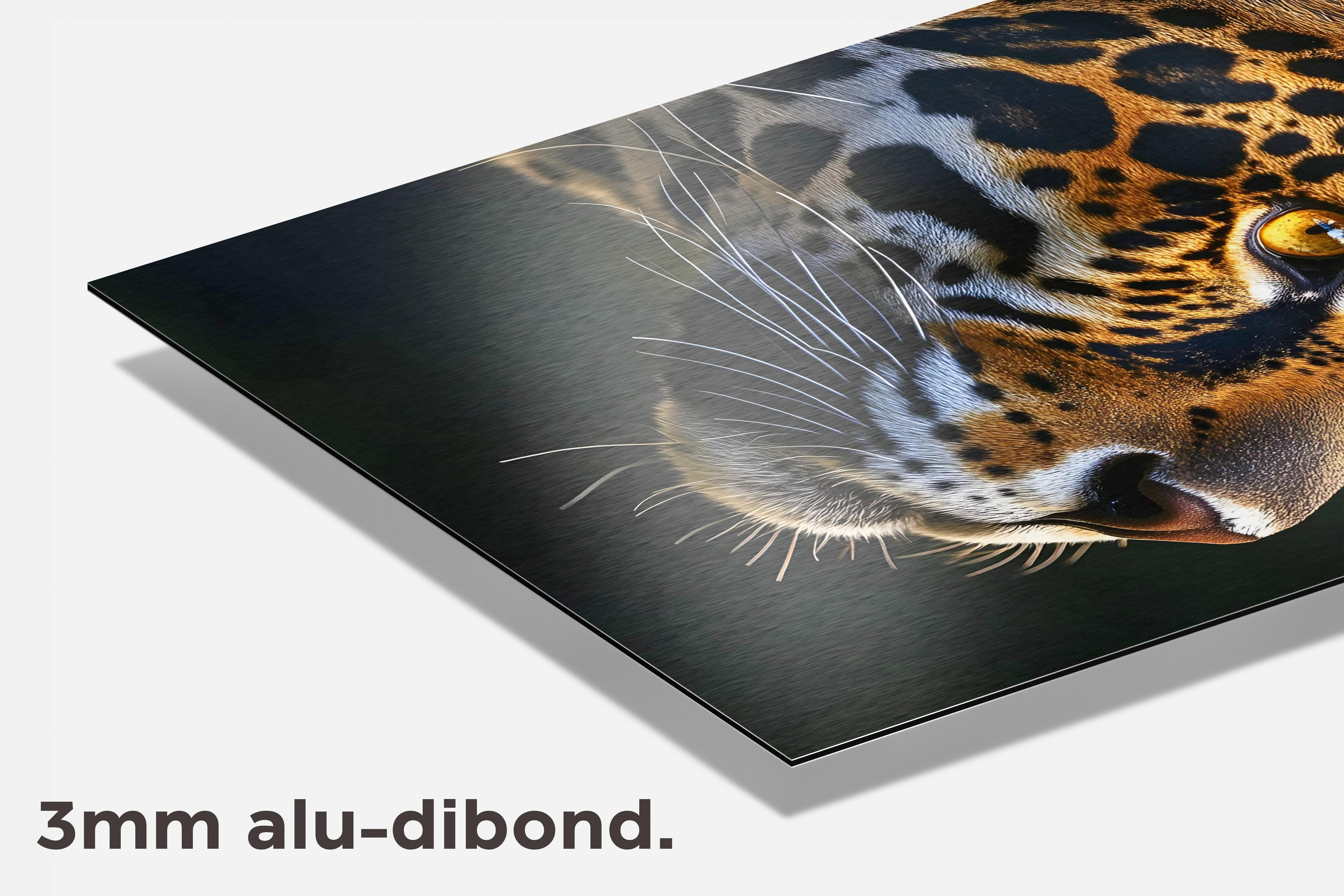 Jaguar dibond detail