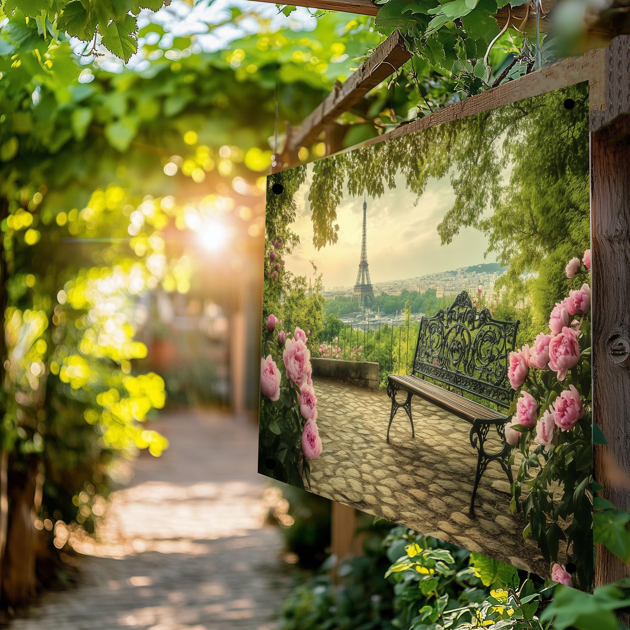 Tuinposter Parijs sfeerbeeld 4