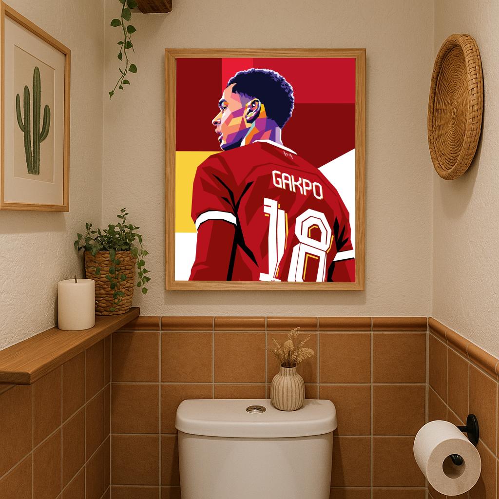 Cody Gakpo Pop Art poster sfeerbeeld 3