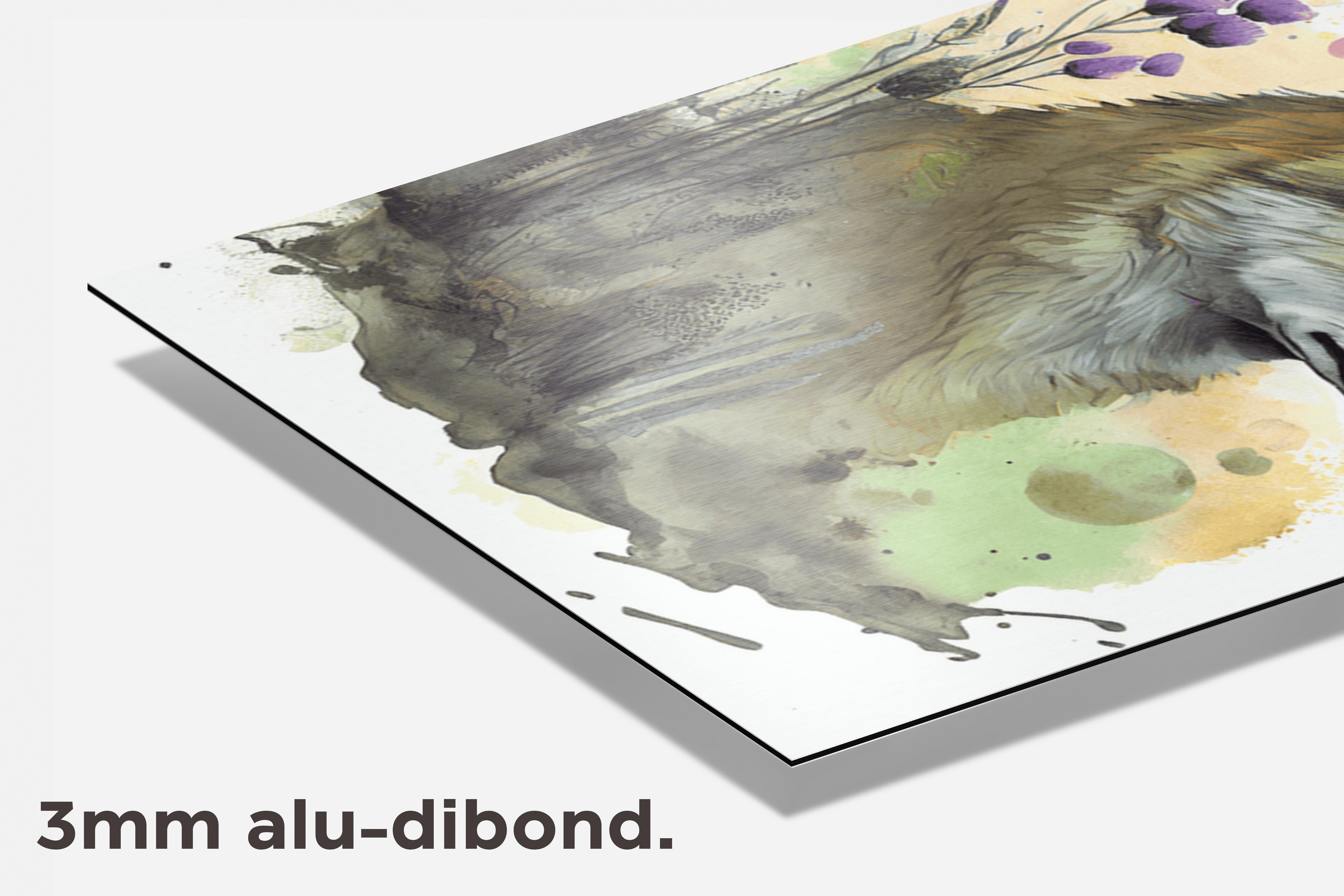 Coyote Poster dibond detail