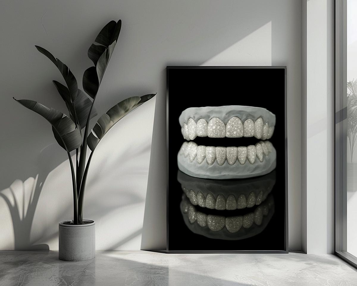 Diamonds Teeth poster van 25 Artstreet