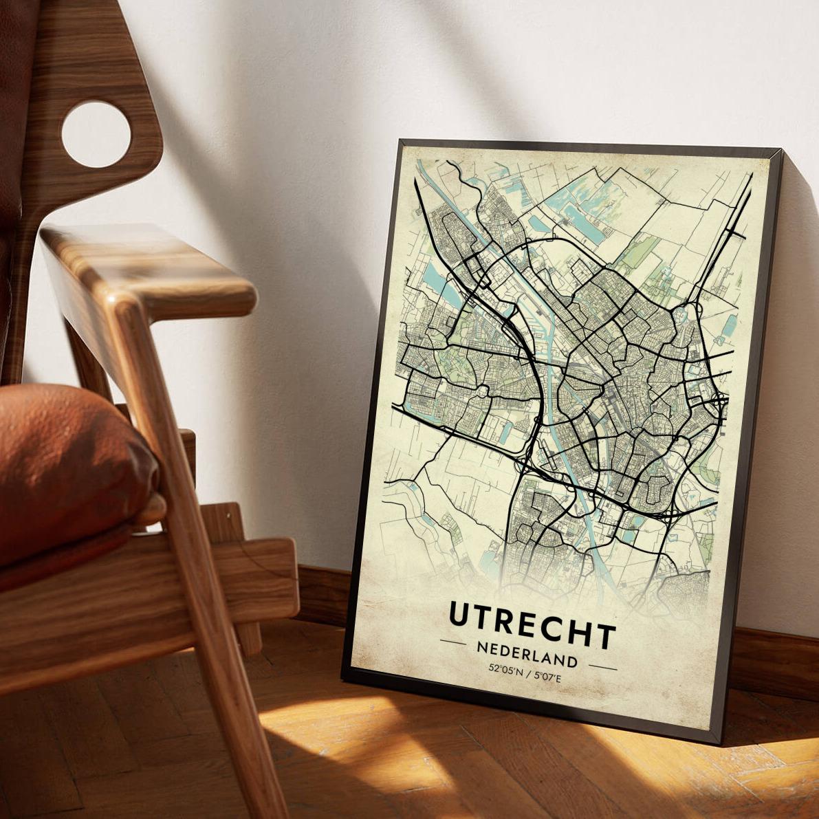 Utrecht Vintage poster sfeerbeeld 1