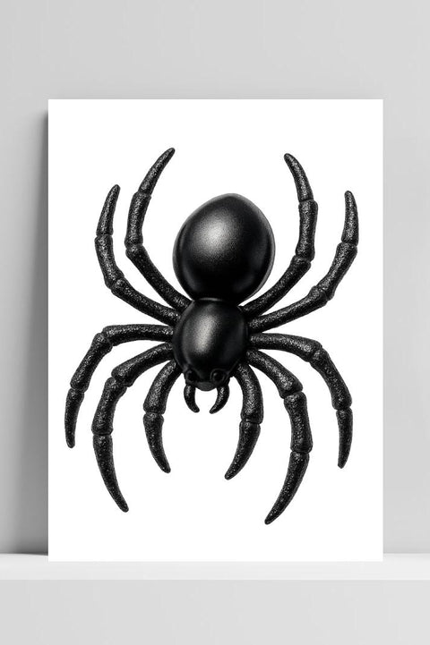 Black Spider Minimalist poster