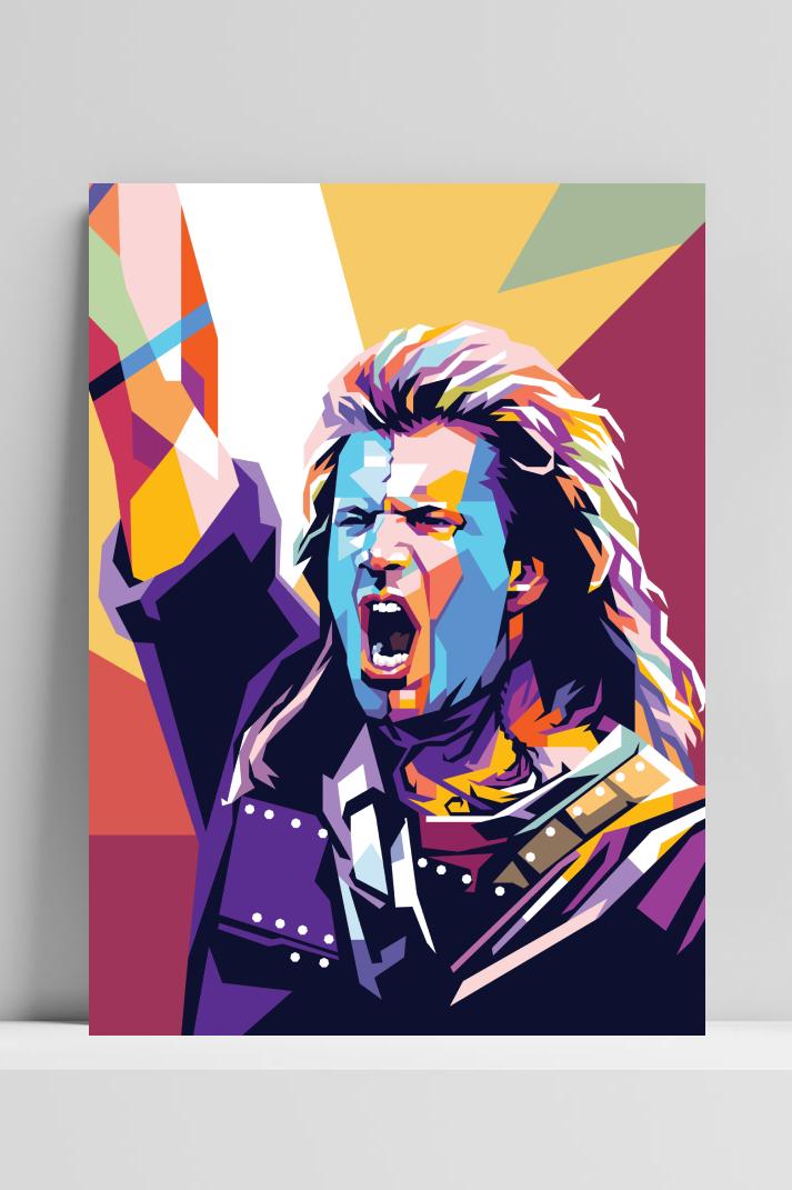 Braveheart op 3mm aluminium dibond