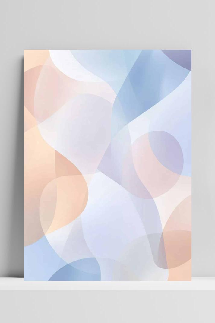 Abstract Pastel op 3mm aluminium dibond