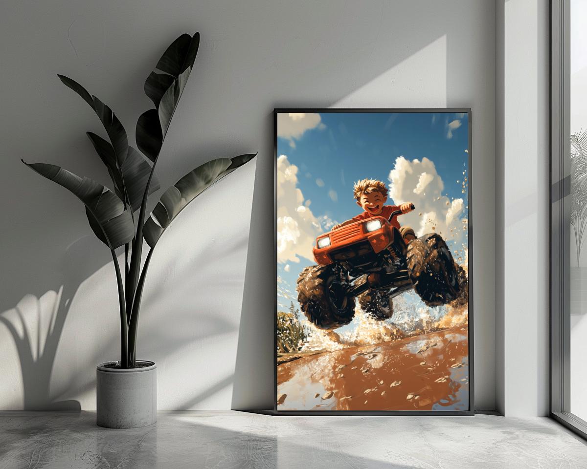 Boy Truck ATV poster van 25 Artstreet