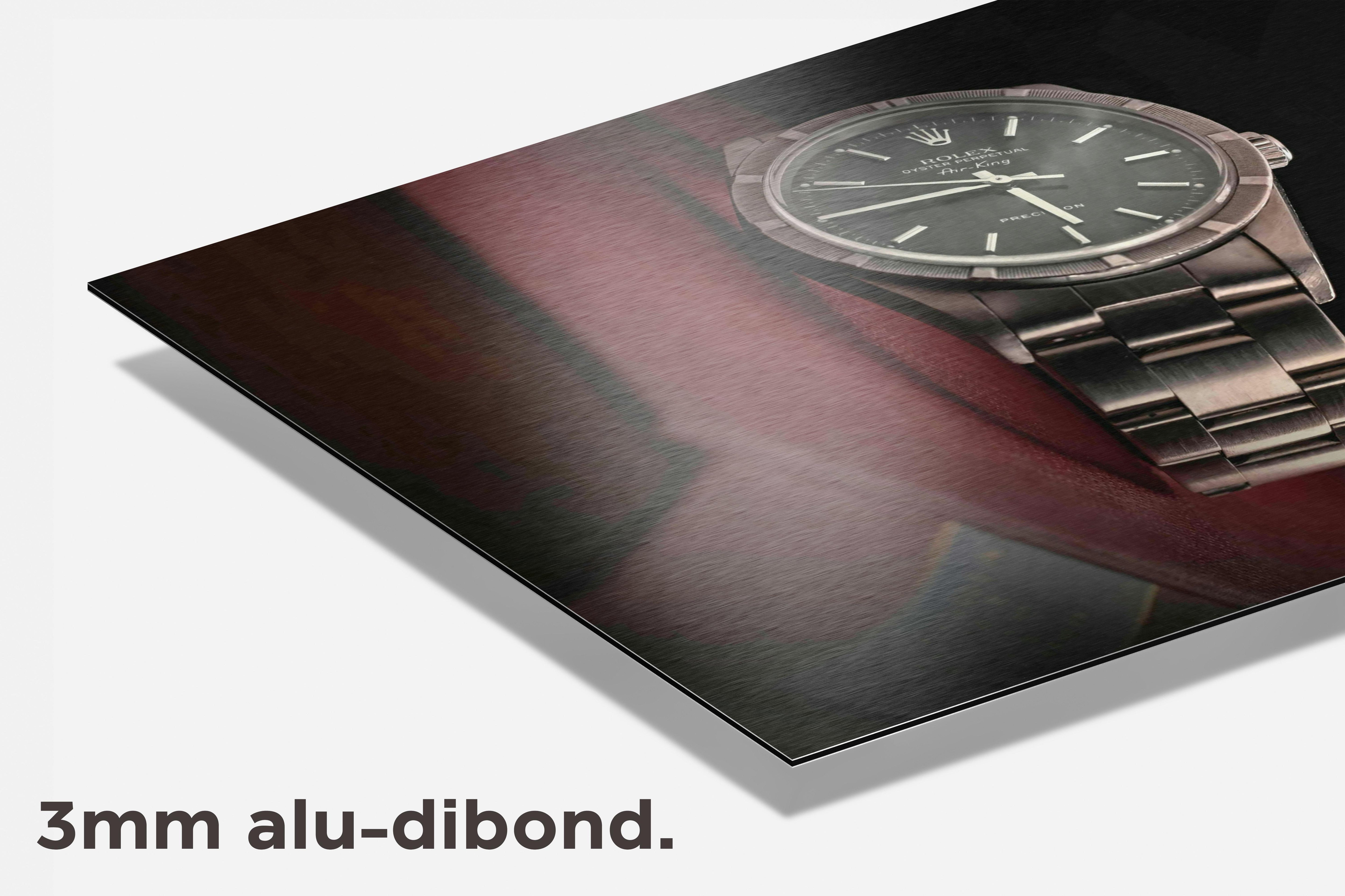 Rolex Horloge Poster dibond detail