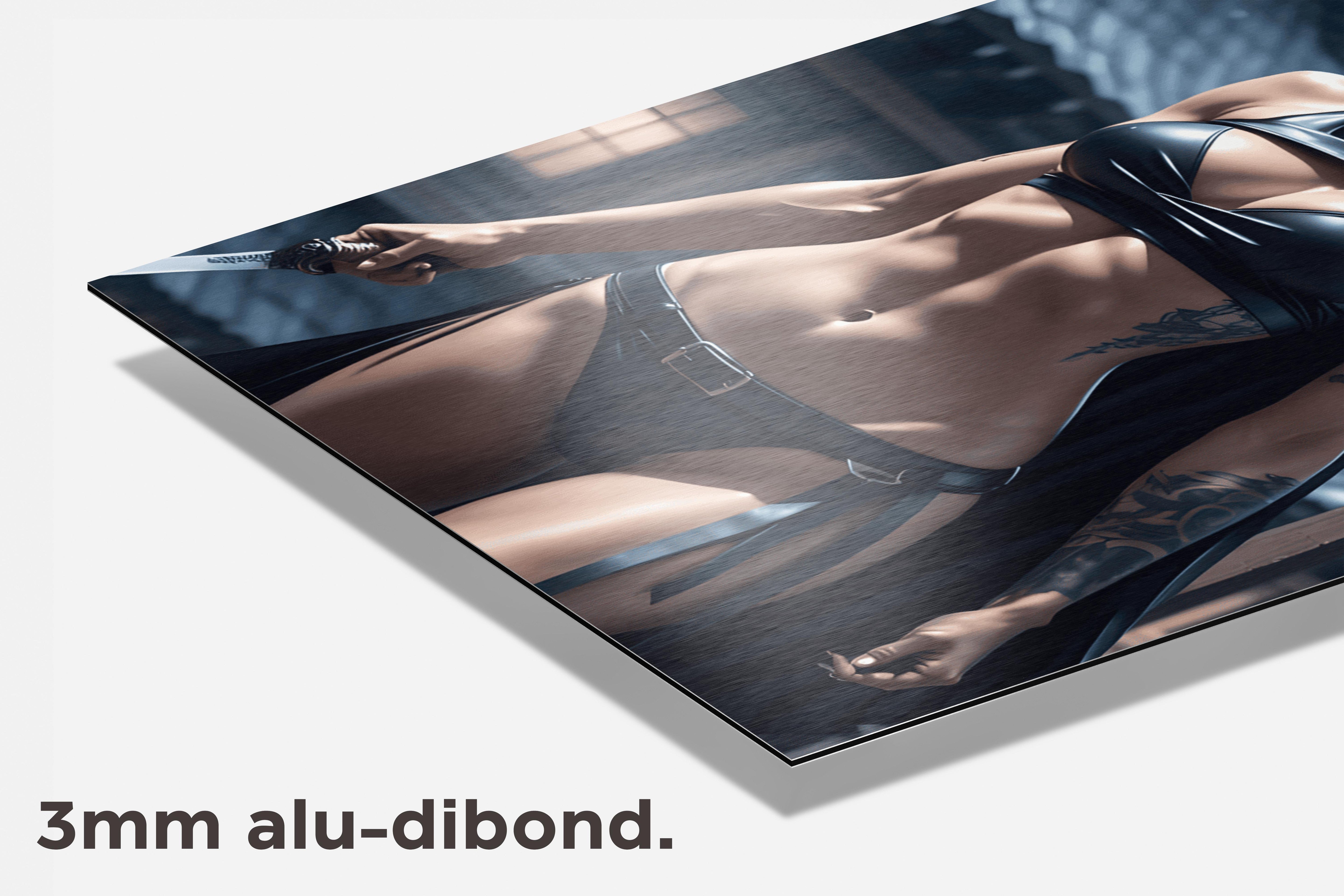 Sexy Ninja dibond detail