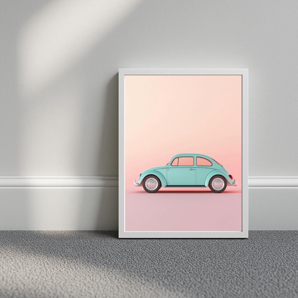 Car Vintage poster sfeerbeeld 3