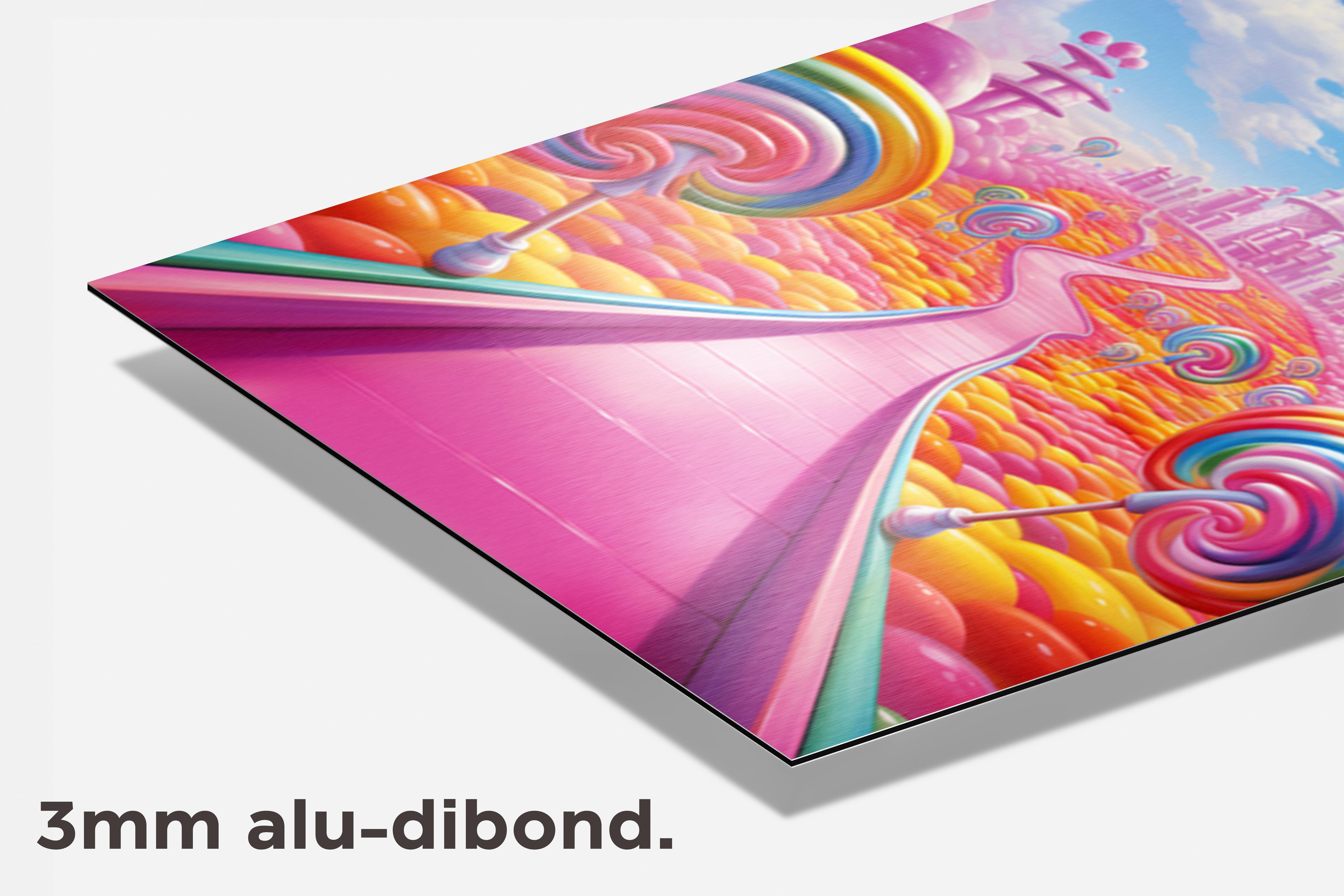 Regenboog Paleis dibond detail