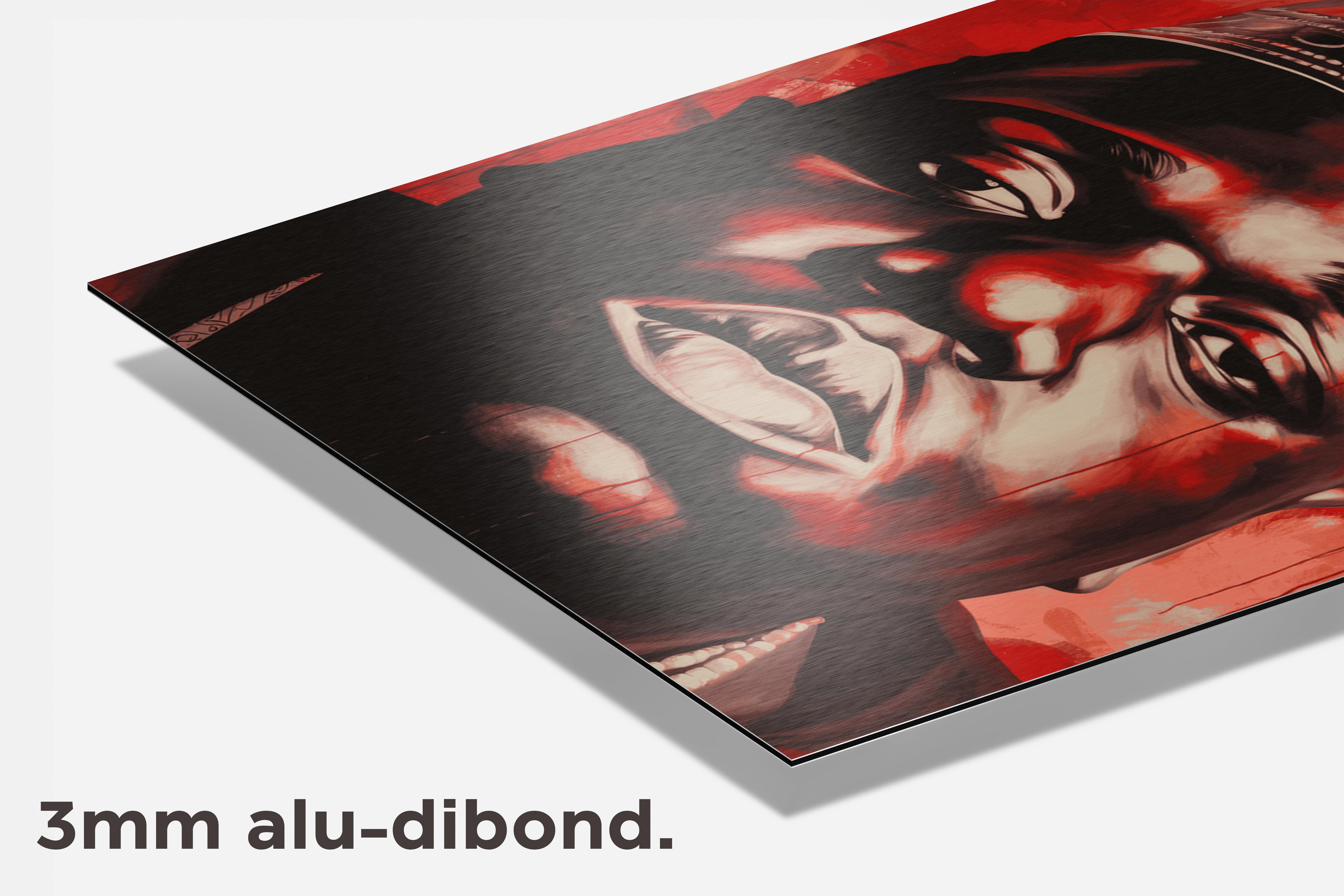 Biggie Smalls The Notorious B.I.G. dibond detail